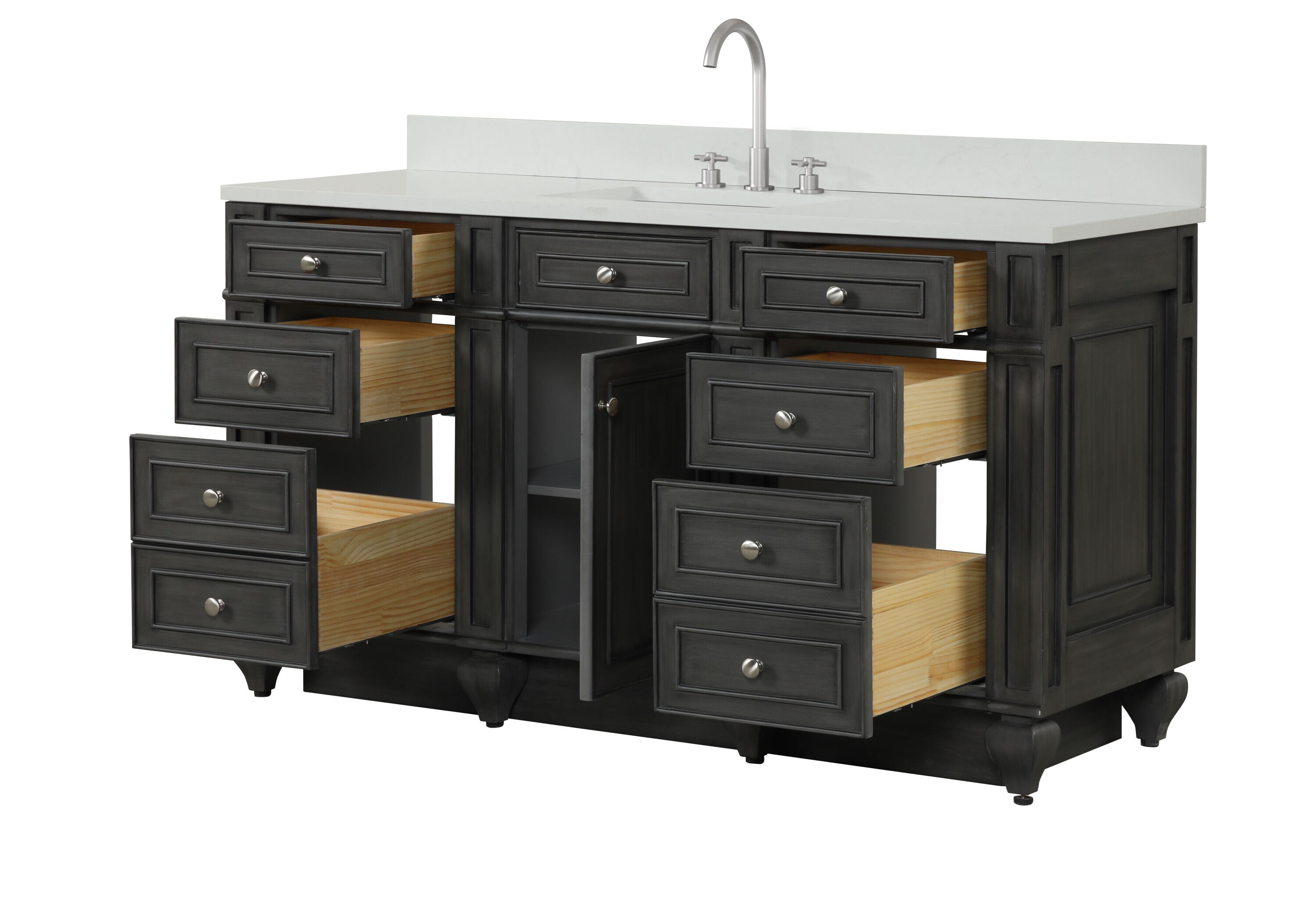 Design Element WN-60S-GY Bath-Vanity-Combo - View #11