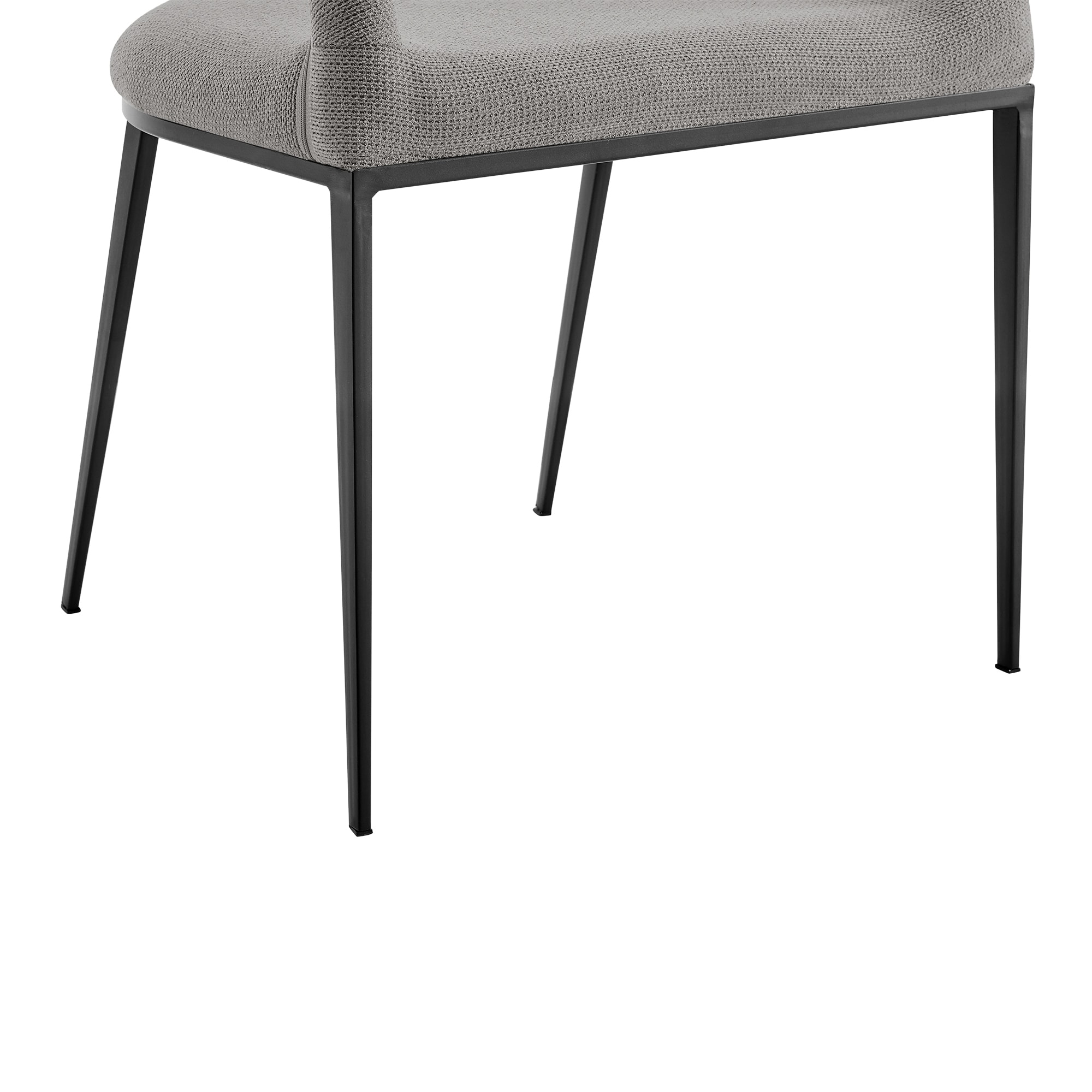 Armen Living LCMOSIBLKLGRY Dining-Chairs - View #10