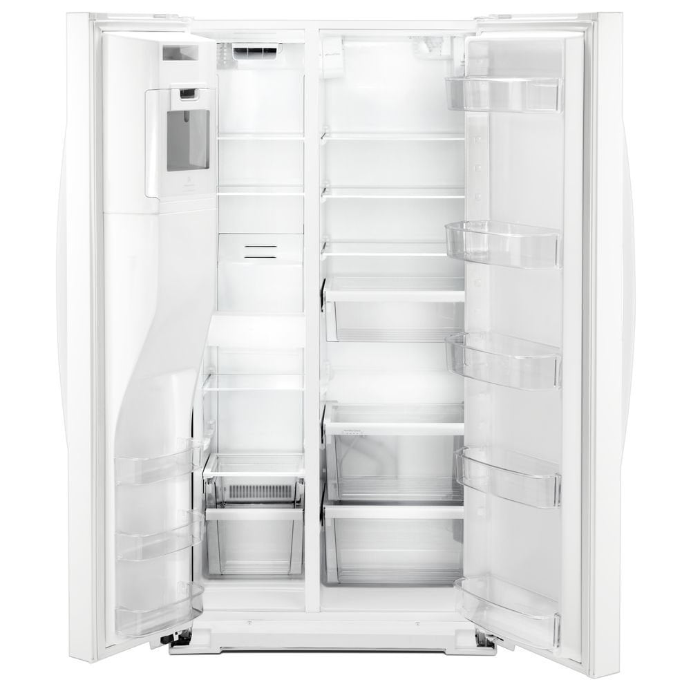 Whirlpool 20.6-cu ft Counter-depth Side-by-Side Refrigerator with Ice ...