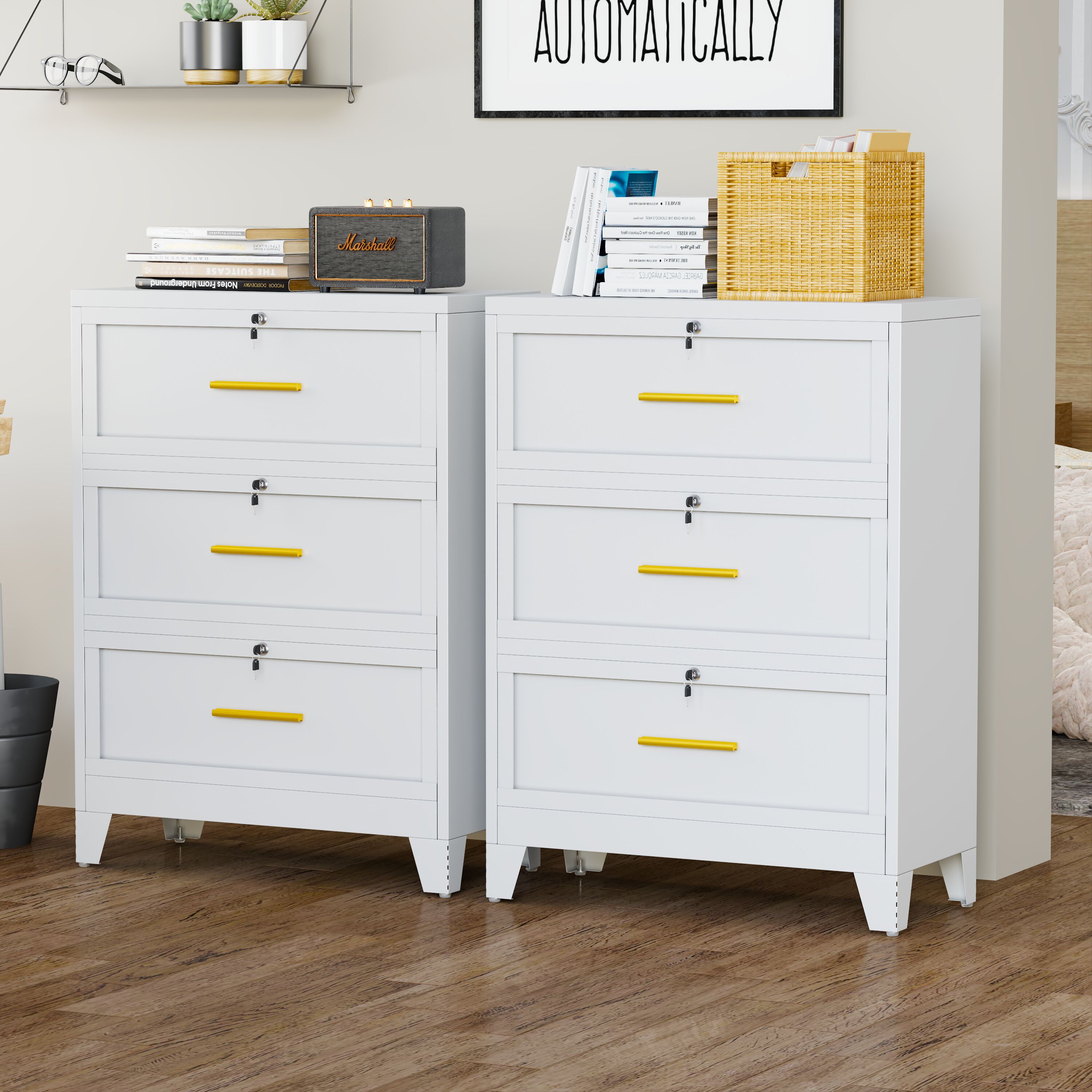 GAIOUS YSXR-K3-W Filing-Cabinets - View #4