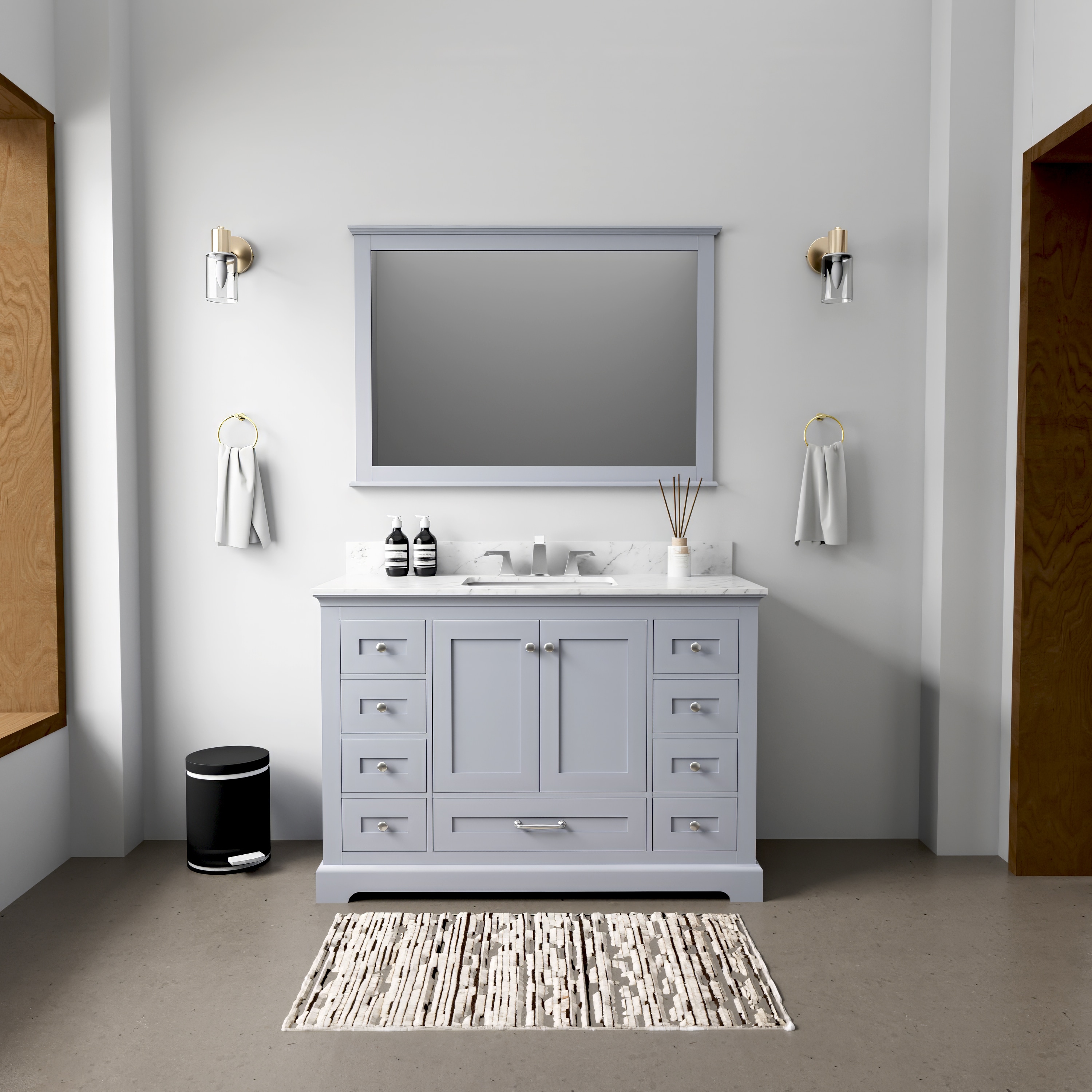 Lexora LD342248SBDSM46F Bath-Vanity-Combo - View #3