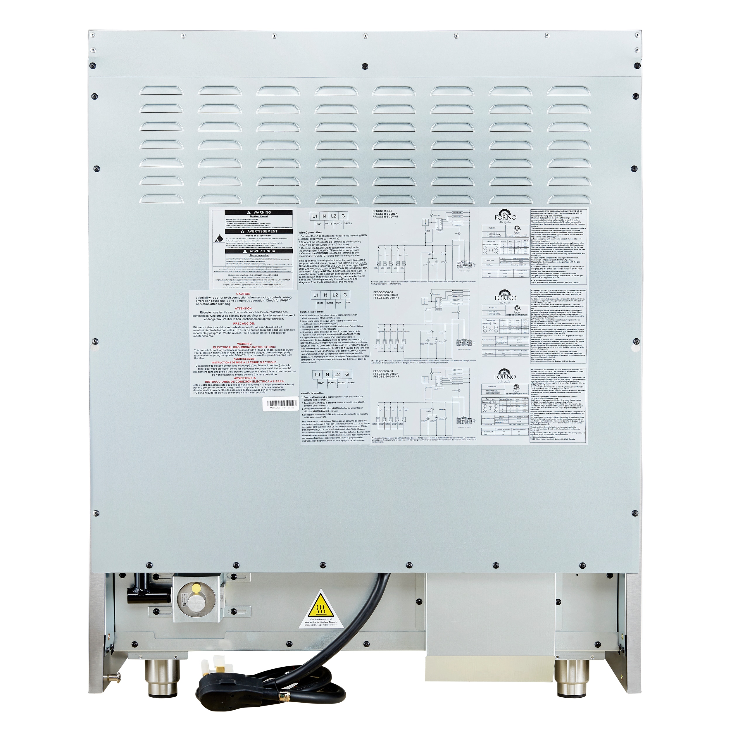 FORNO FFSGS6356-30WHT Dual-Fuel-Ranges - View #10