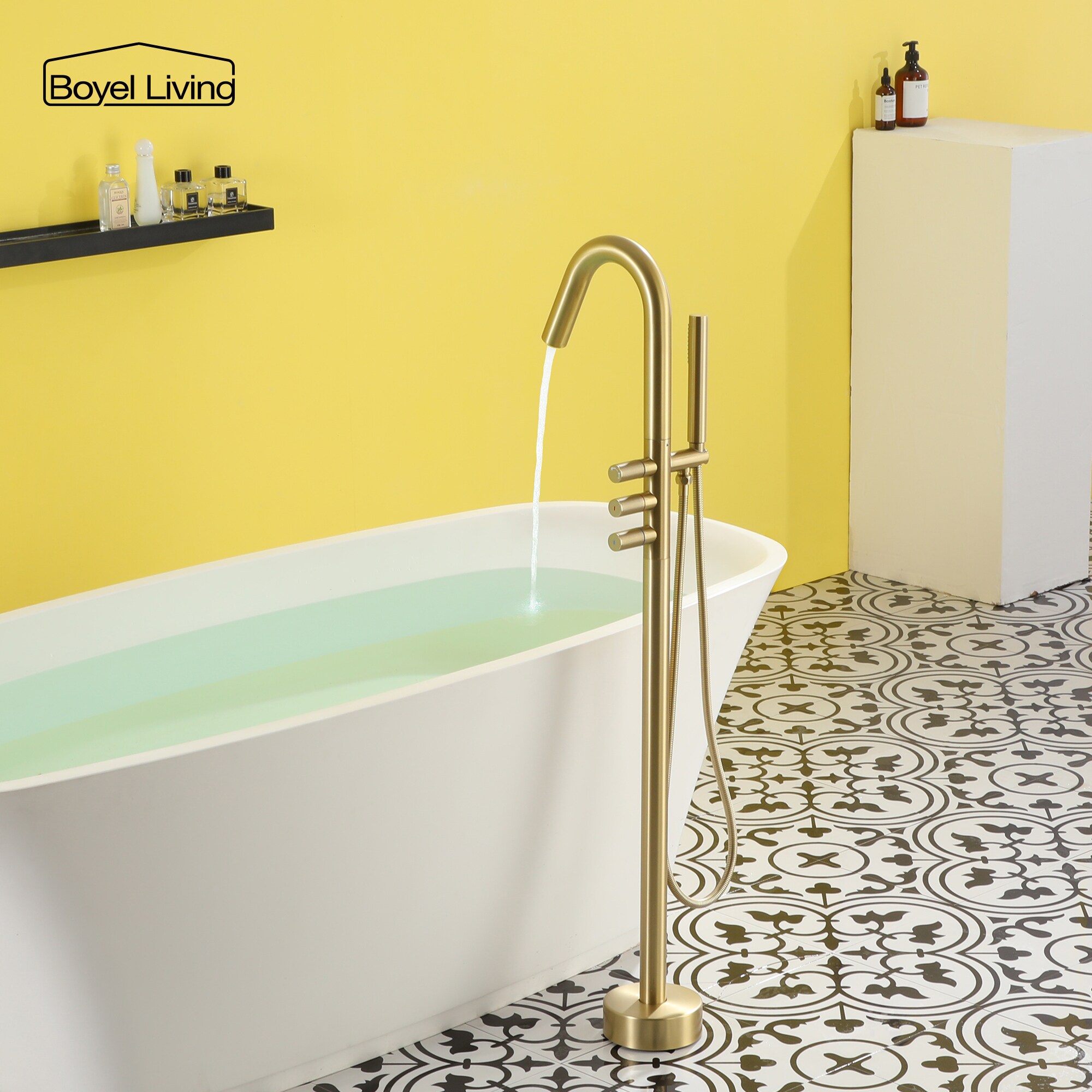 Clihome CSMD-BF18-013BG Roman-Tub-Faucets - View #4