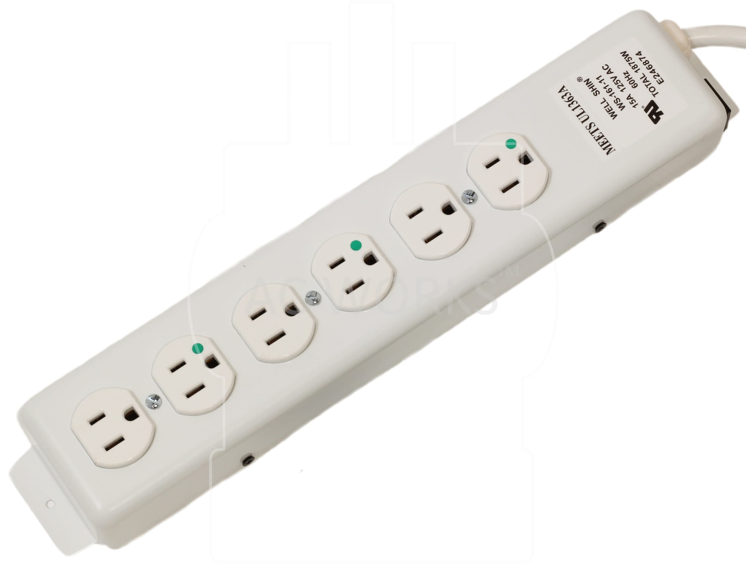 AC WORKS MD204-15D Electrical-Power-Strips - View #4