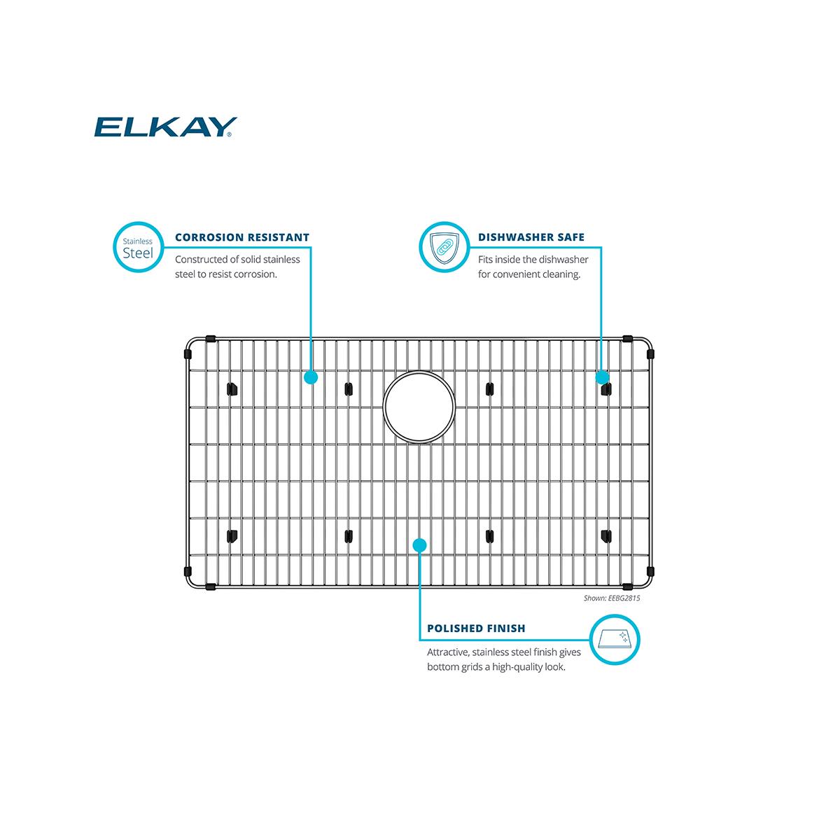 Elkay LKOBG3015SS Sink-Grids - View #4