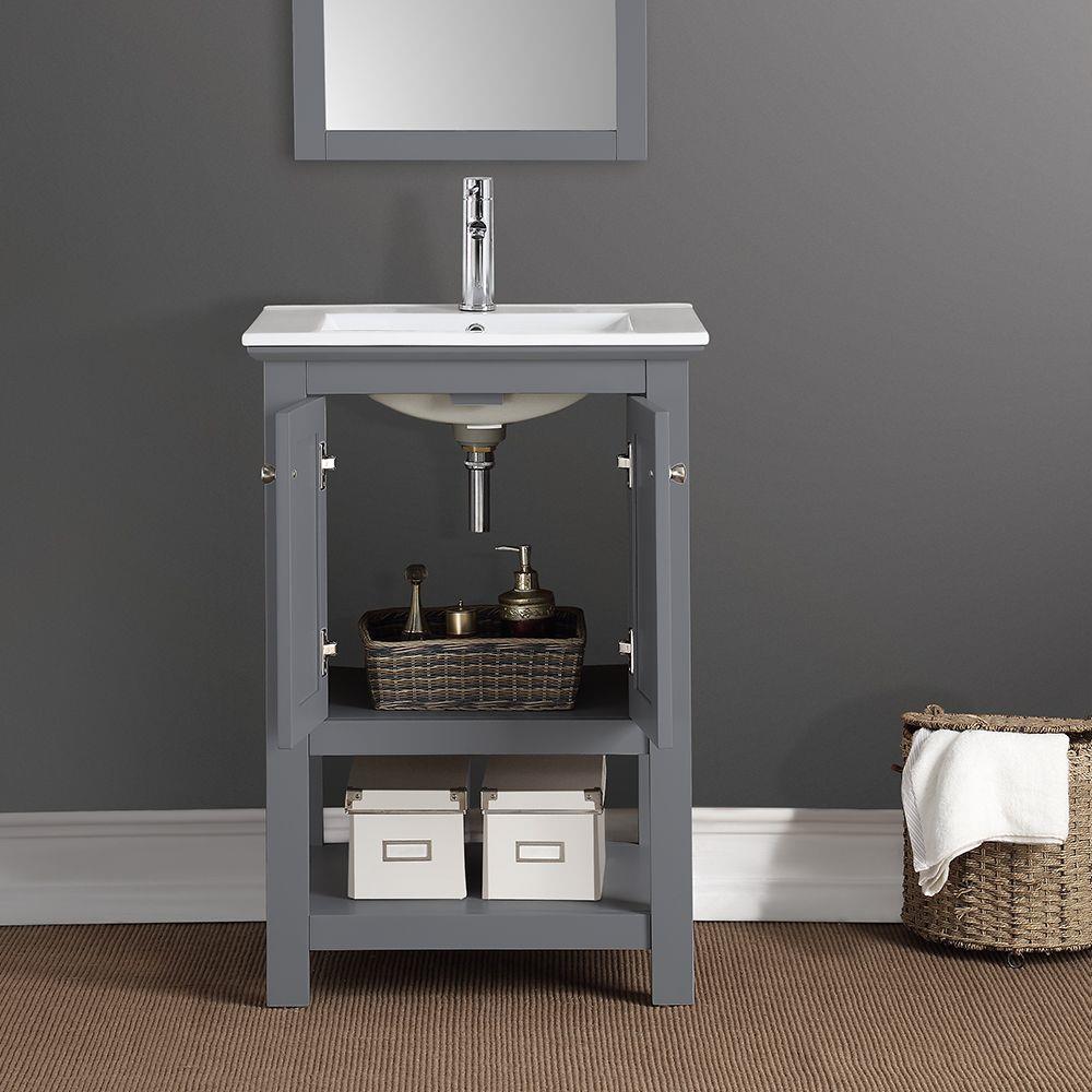 Fresca FCB2304GR-I Bath-Vanity-Combo - View #3