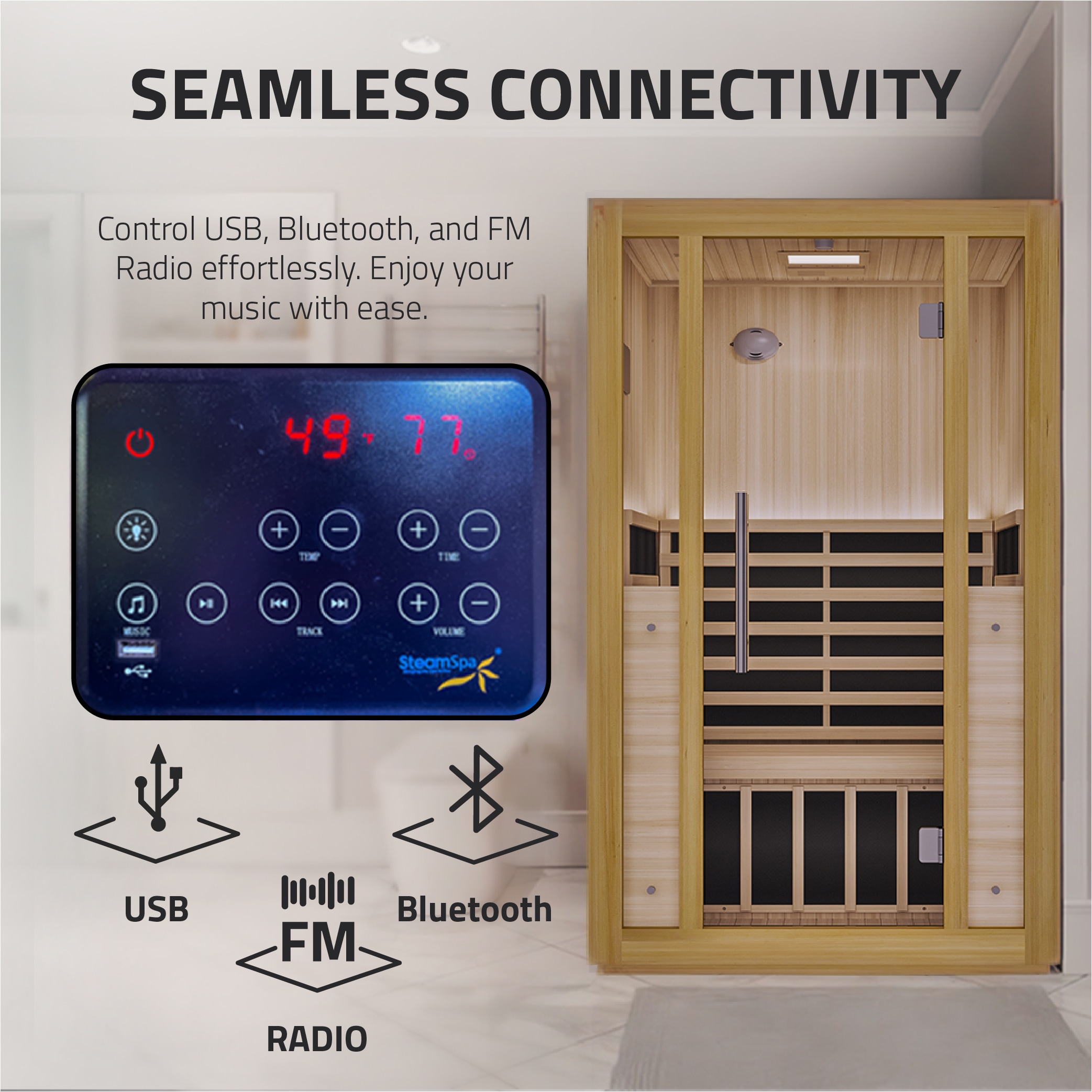 SteamSpa SC-SS0011-0S Indoor-Saunas - View #4