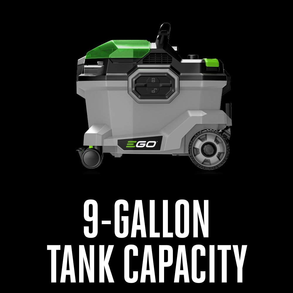 EGO 56-volt 9-Gallons 5-HP Cordless Wet/Dry Shop Vacuum with ...