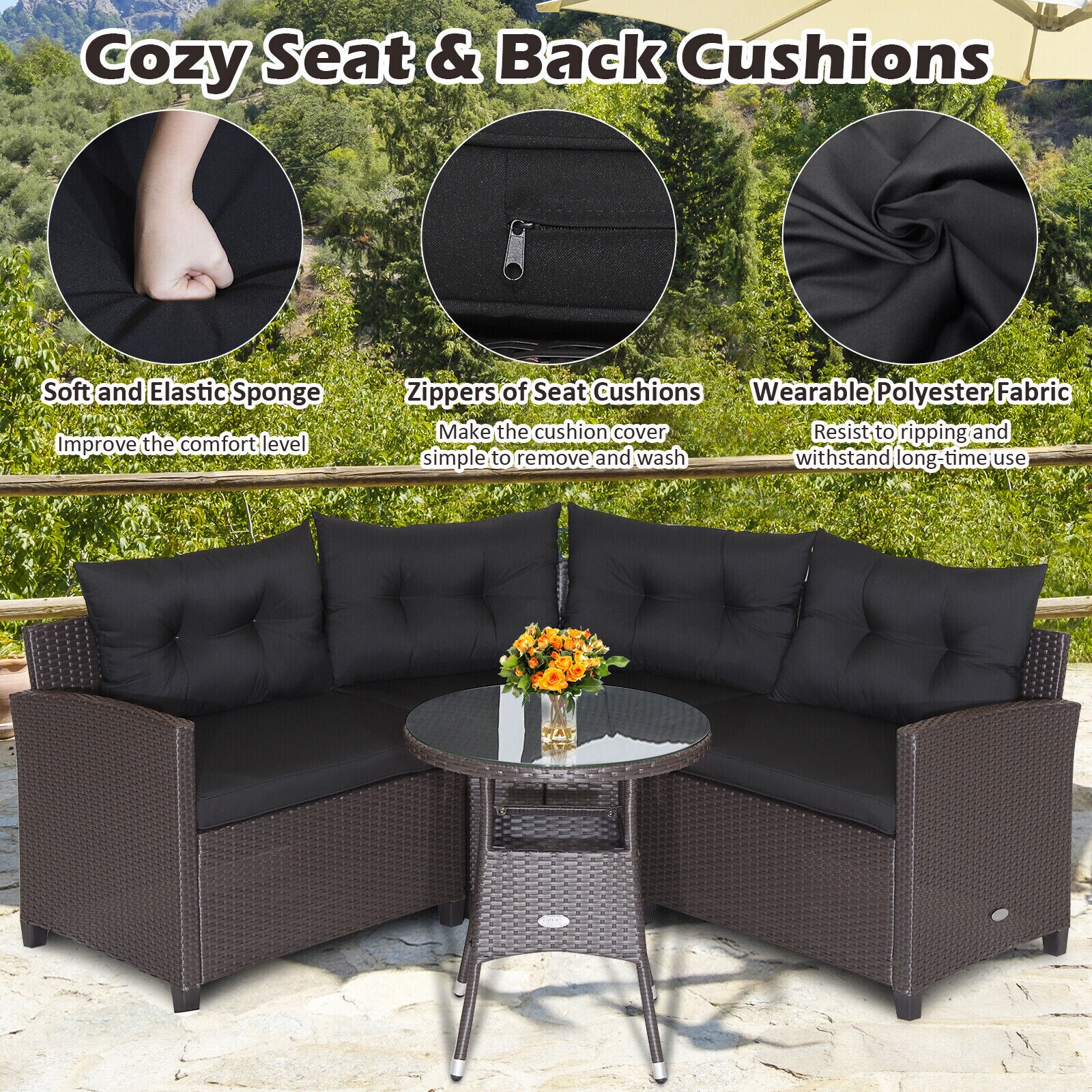 Volenca VOL-V0CS2U Patio-Sofas-Daybeds - View #8