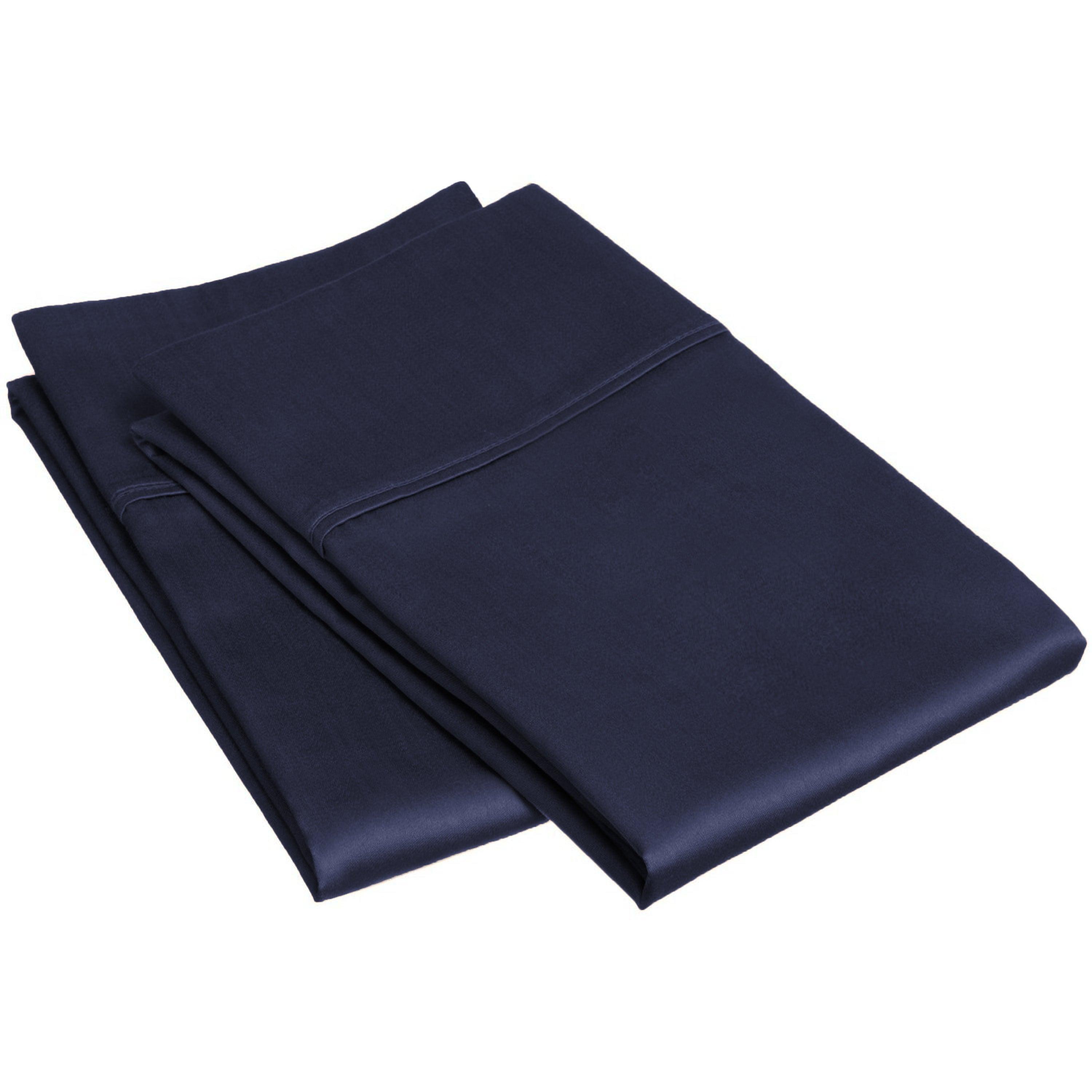 Slickblue 2 Pack Egyptian Cotton 300 Thread Count Sateen Pillow Case for Bedroom Guest Room Bedding Standard/ King Multiple Color Option