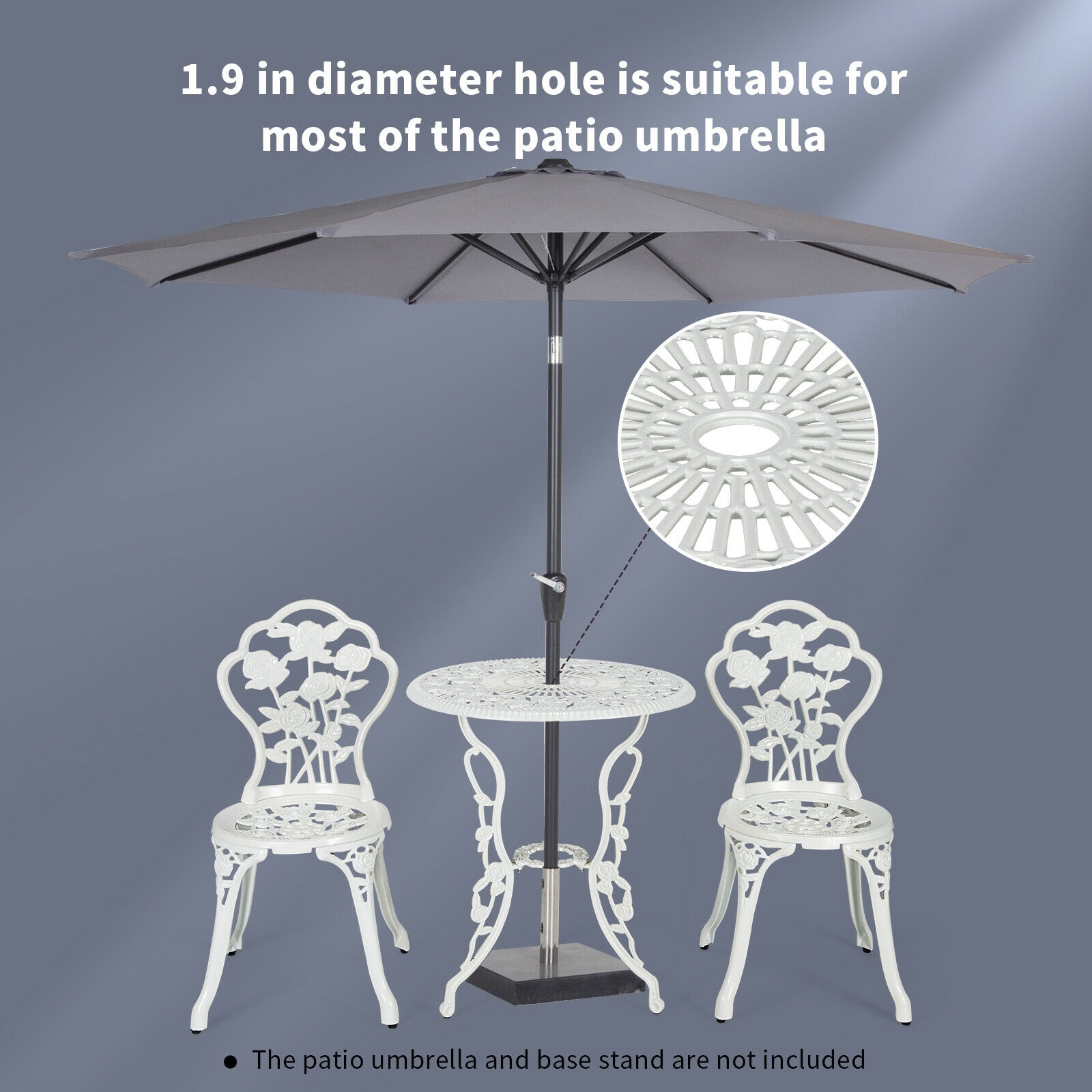 LIVIZA DOZ70695WH Patio-Conversation-Sets - View #3