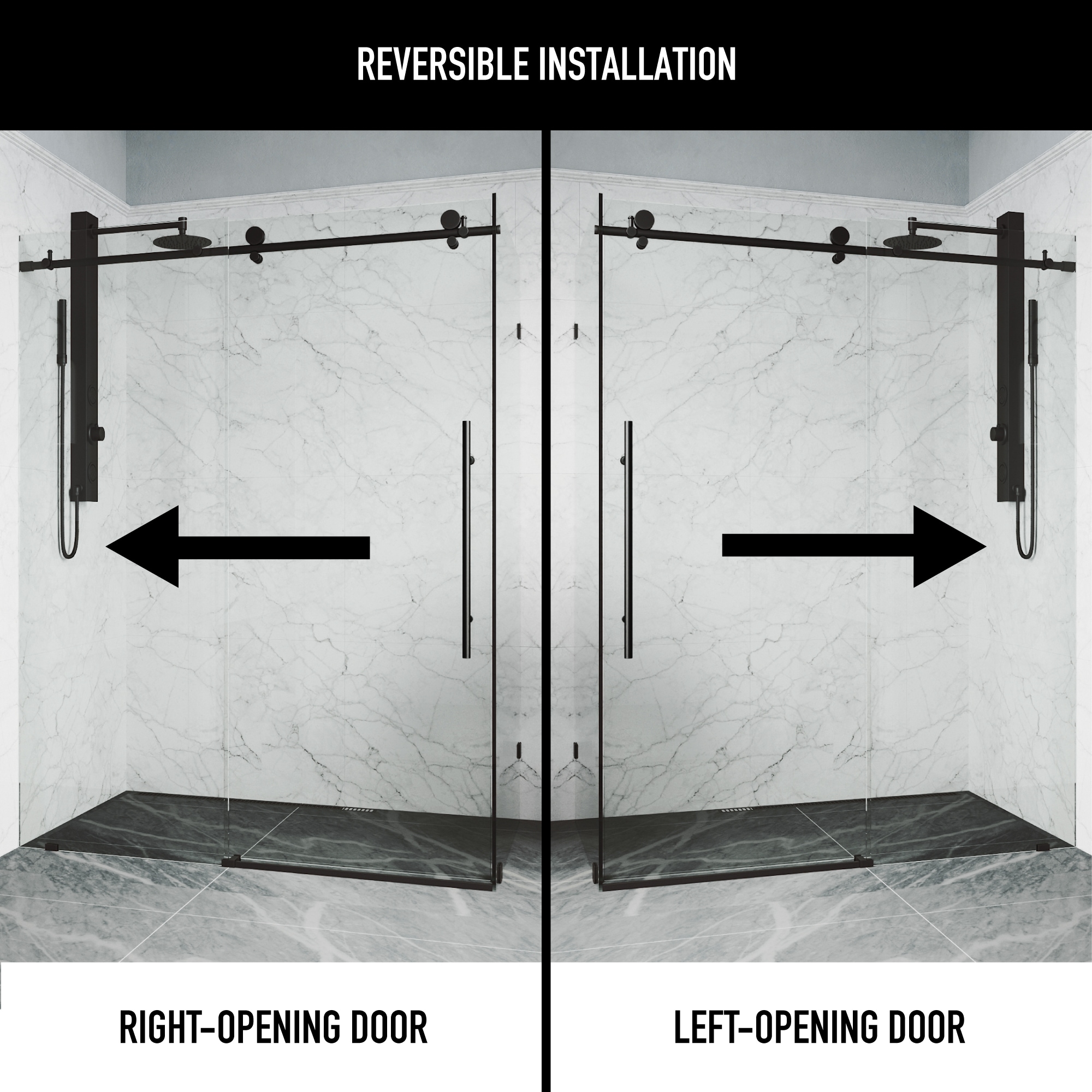 VIGO VG6053MBCL48 Shower-Doors - View #3