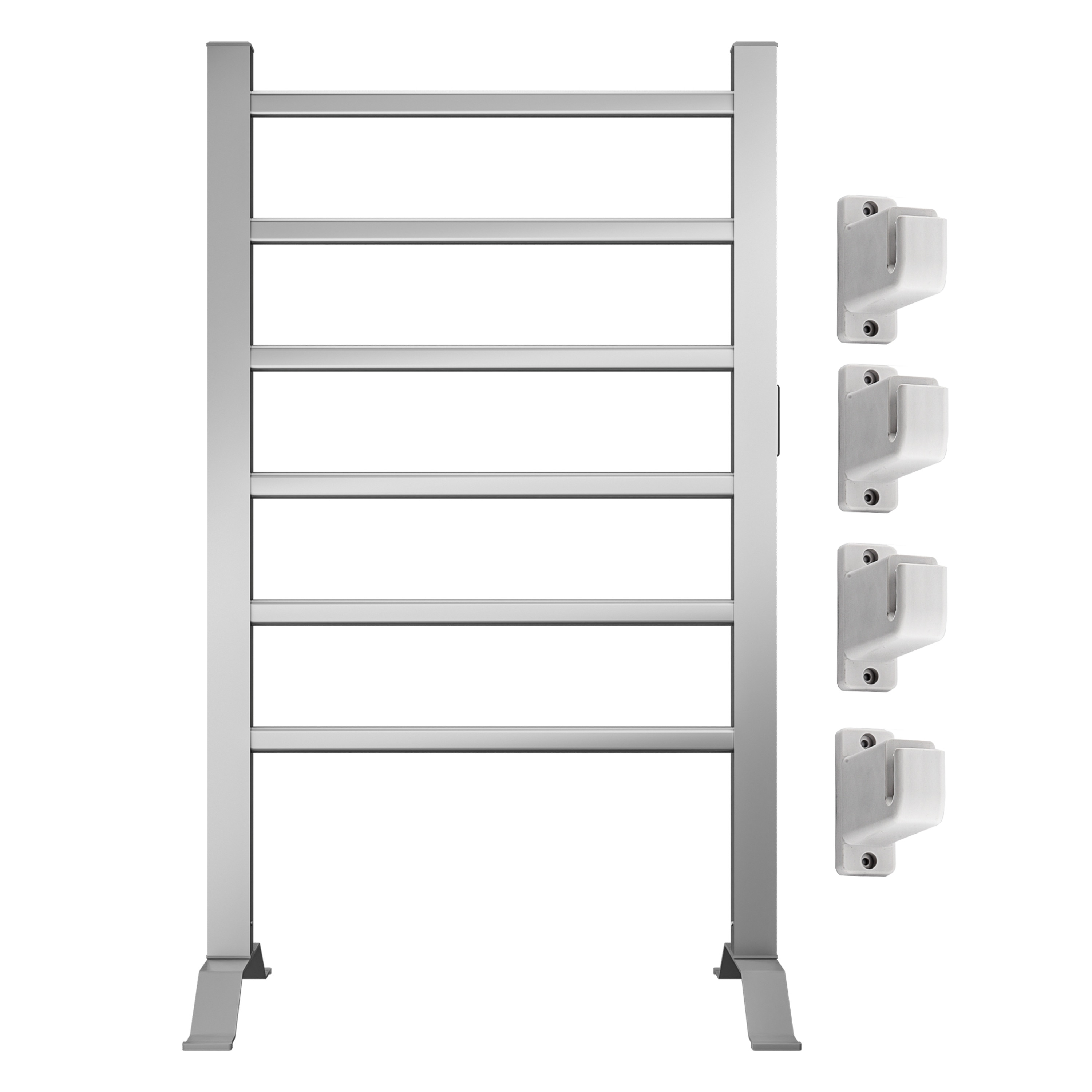 ANZZI TW-FS103AL Aluminum Plug-in Freestanding or wall mount Towel Warmer 13.97-in x 20.86-in x 35.43-in