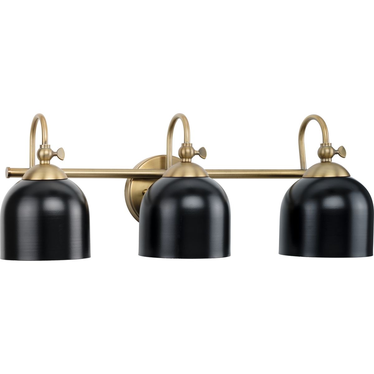 Progress Lighting P300383-163 Dalton 24-in 3 -Light Brass Coastal Vanity light