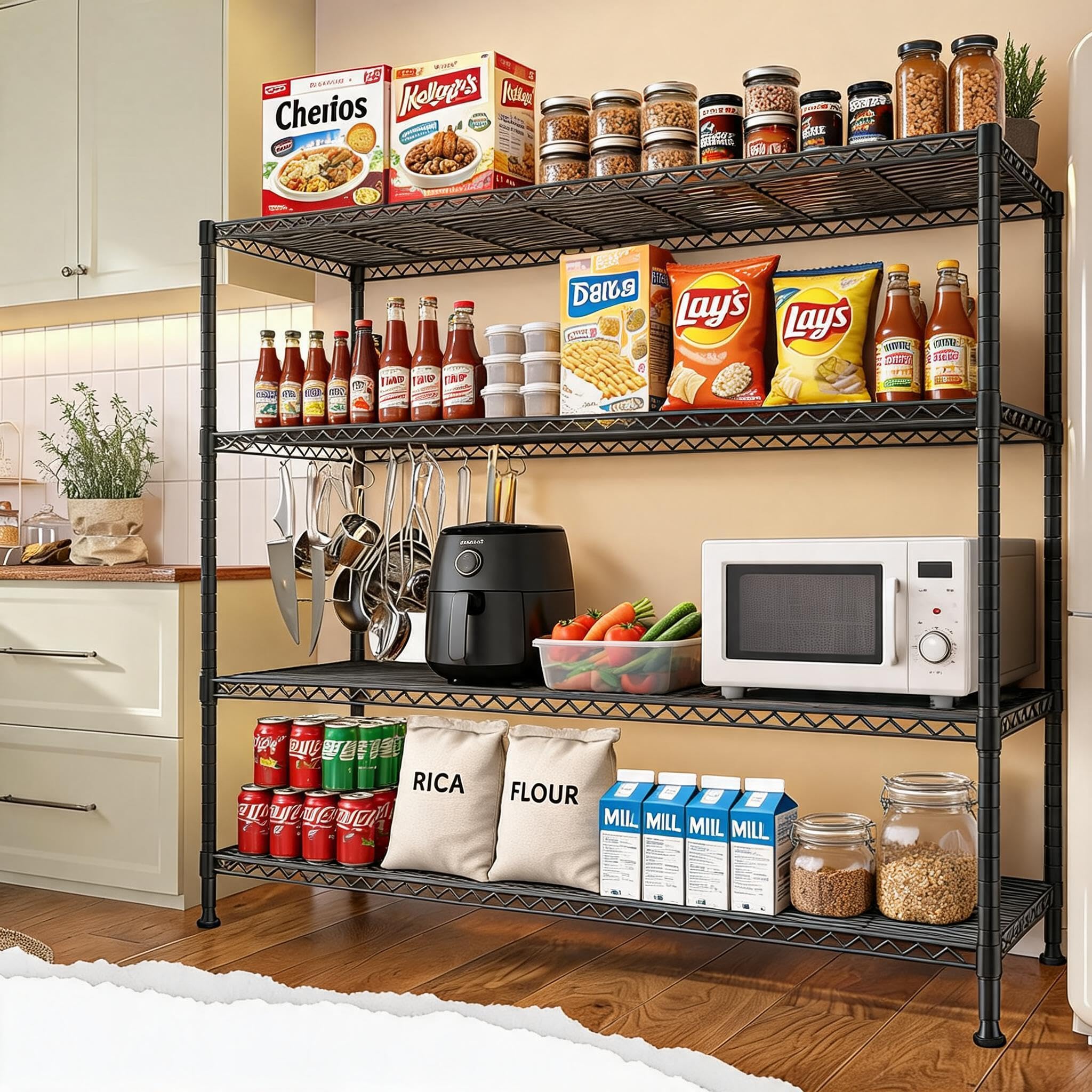 Garvee LIRWO48 Free-Standing-Shelving - View #7