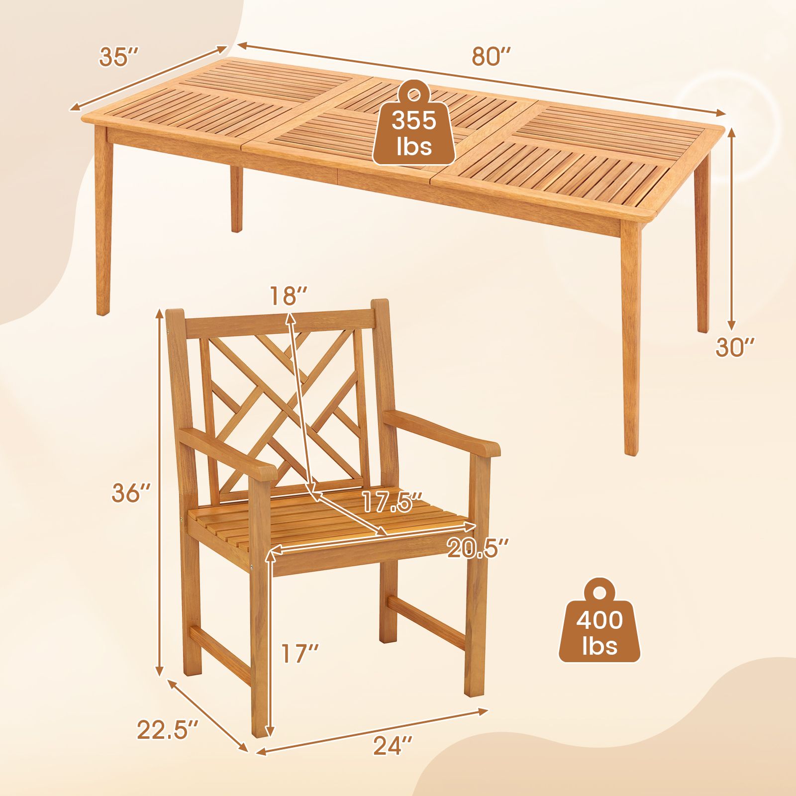 Slickblue D-CO-1204 Patio-Dining-Sets - View #5