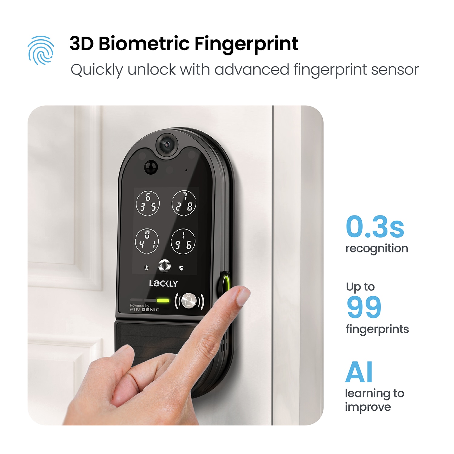 Lockly PGD798NVMB Electronic-Door-Locks - View #4