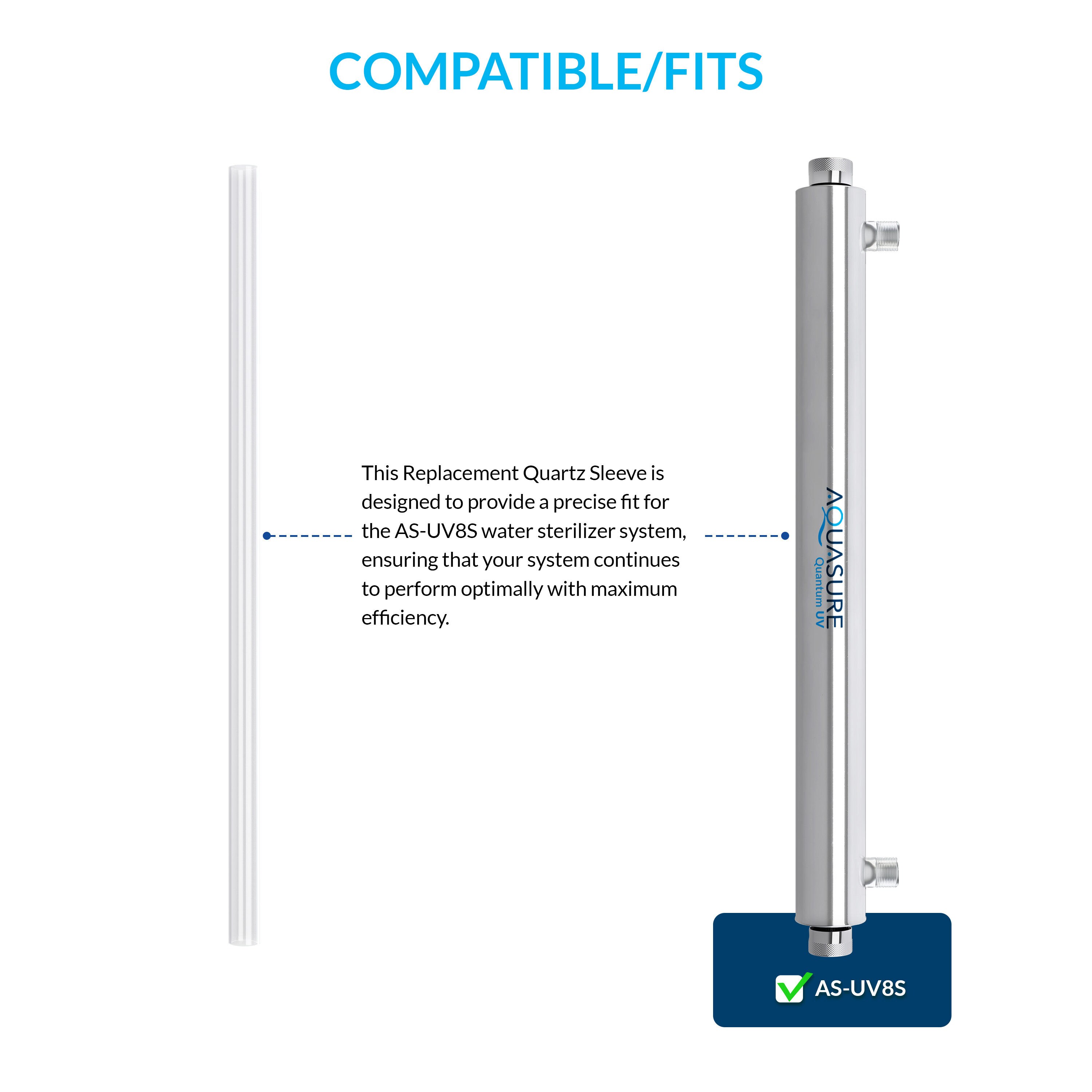 AQUASURE AF-UV8-SLEEVE Replacement-Water-Filters-Cartridges - View #2
