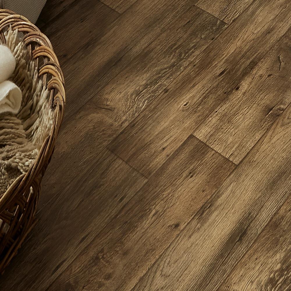 Style Selections Providence Oak Brown Wood Look 10-mil x 12-ft W Waterproof Cut-to-length Vinyl Sheet Flooring