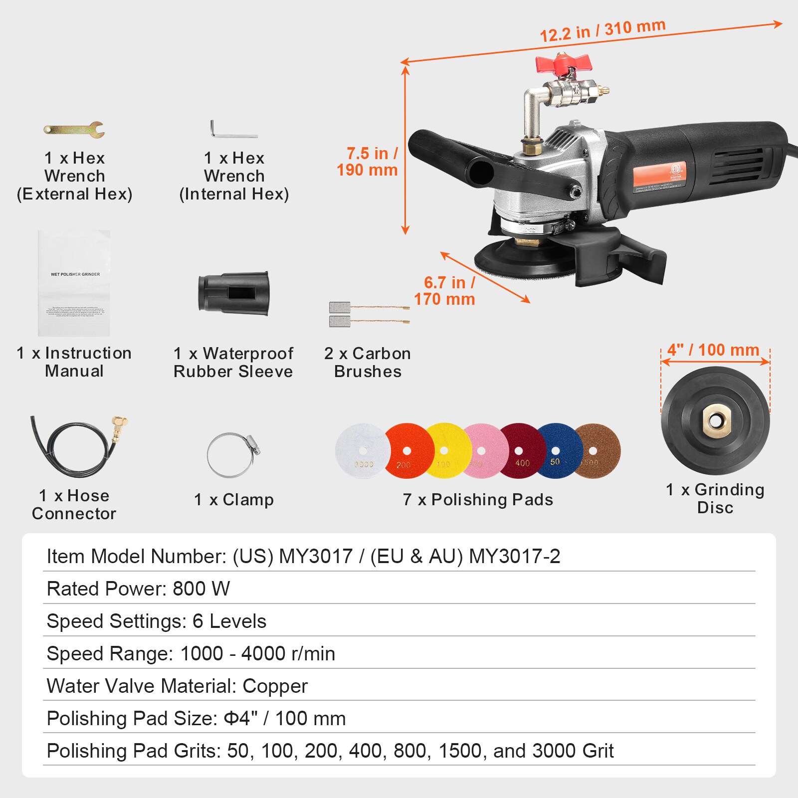 VEVOR SCDDSSPGJTZY04615V1 Corded-Polishers - View #7
