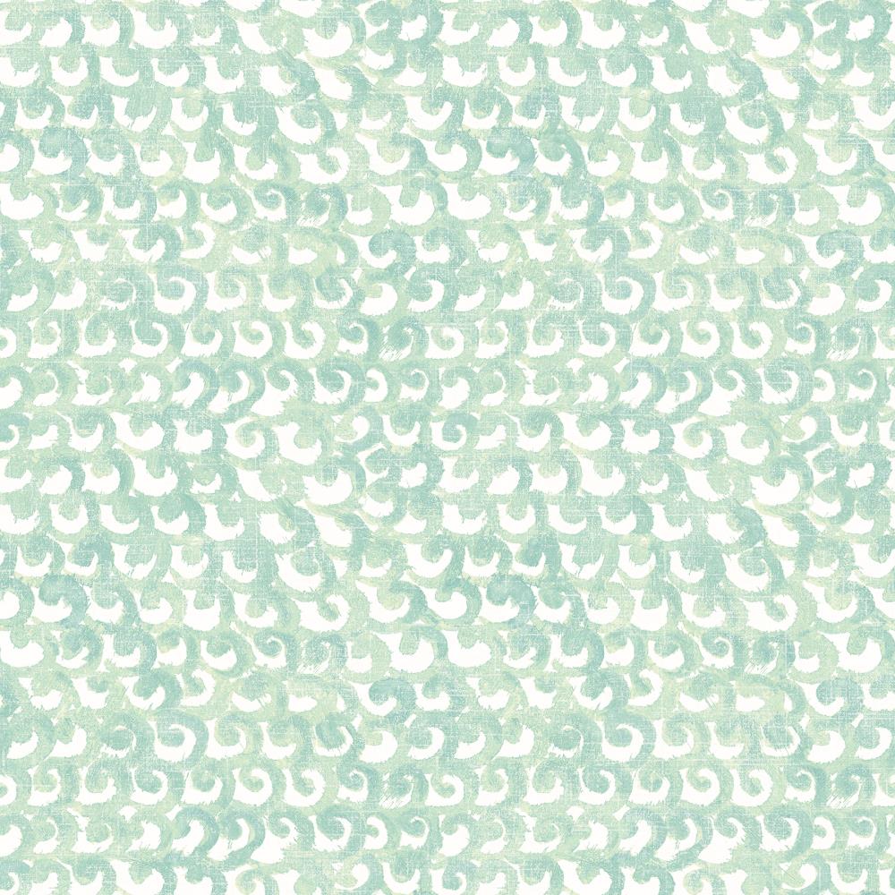 Chesapeake 3120-13635 Sanibel 56.4-Sq. Feet Teal Non-woven Textured Novelty 3D Prepasted Water Activated Paste Wallpaper