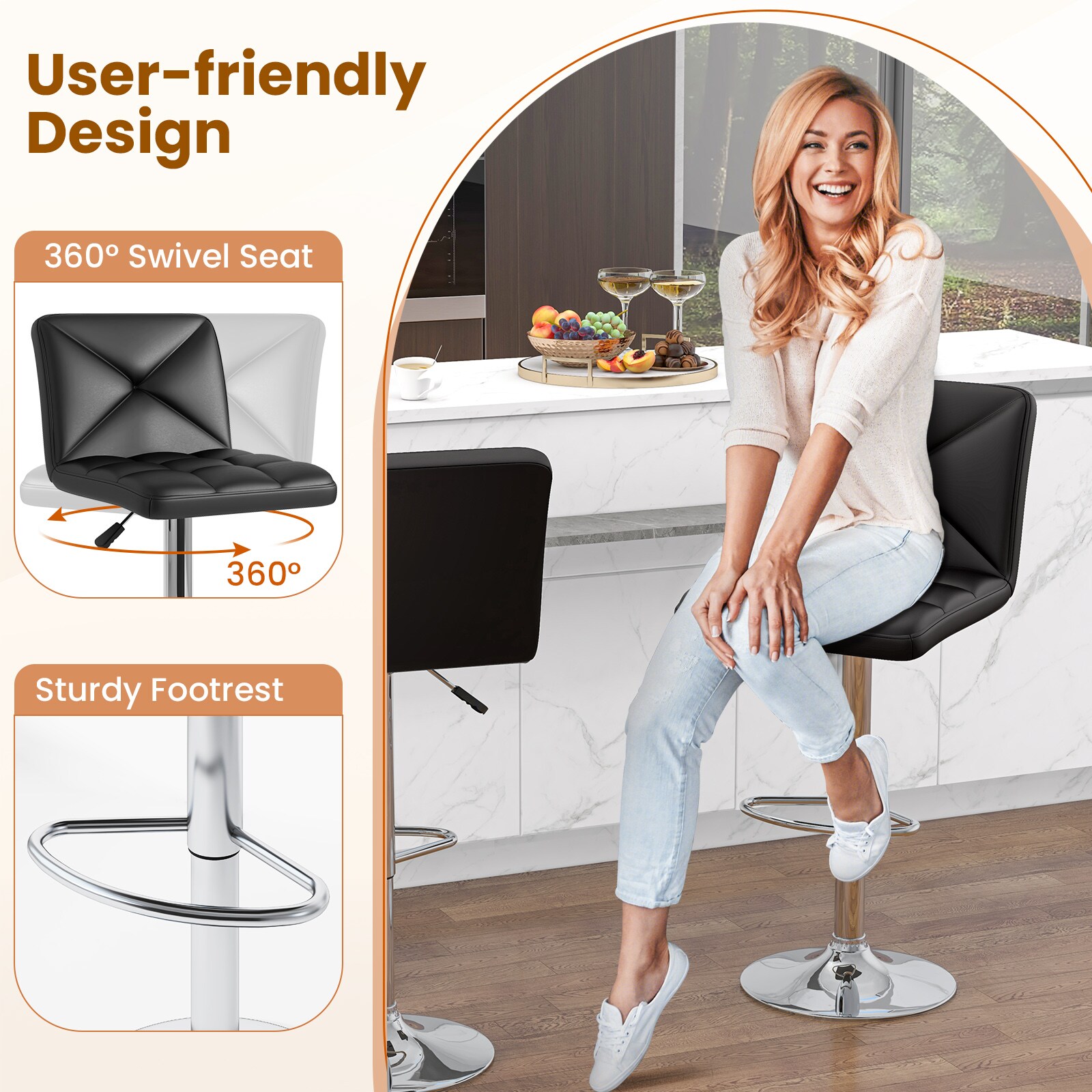  ID12126BK stools - View #4