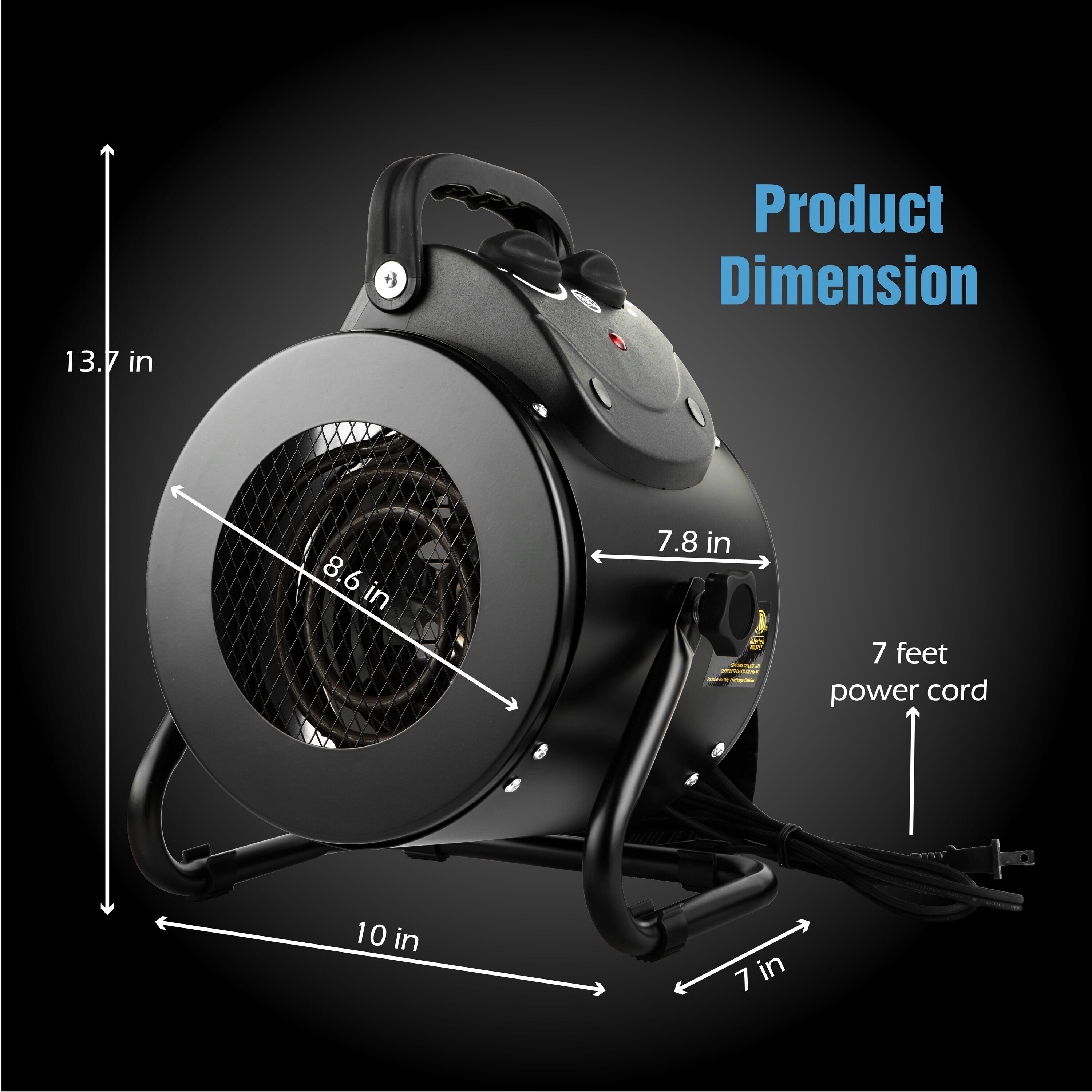 EdenDirect NCBK0408017 Portable-Electric-Heat - View #2