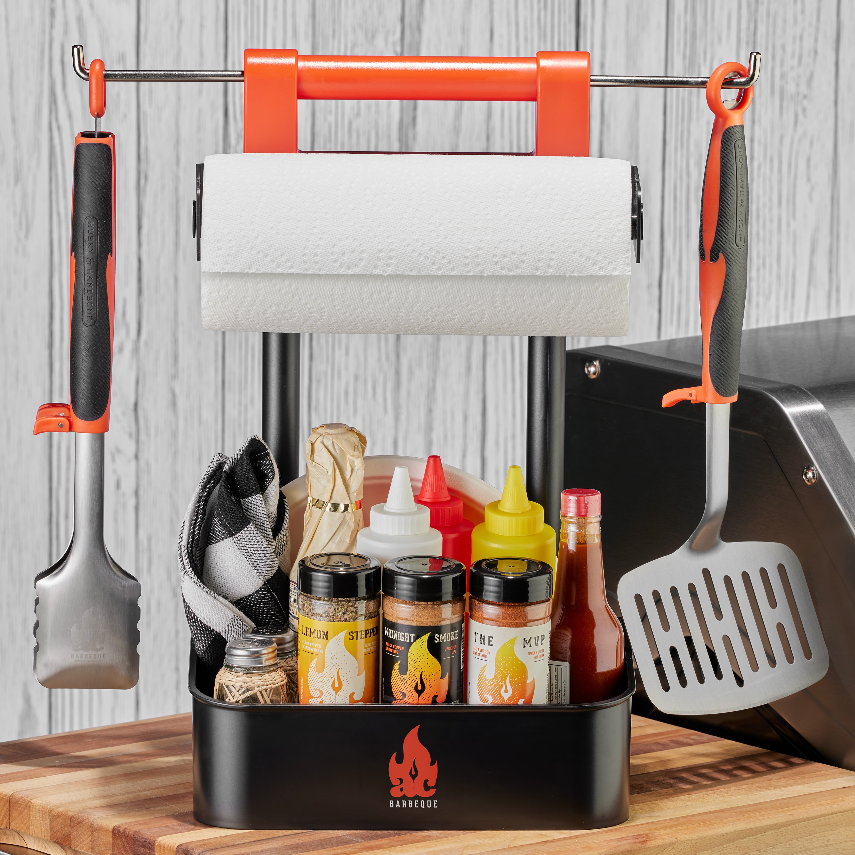 AC Barbeque Plastic Grill Caddy