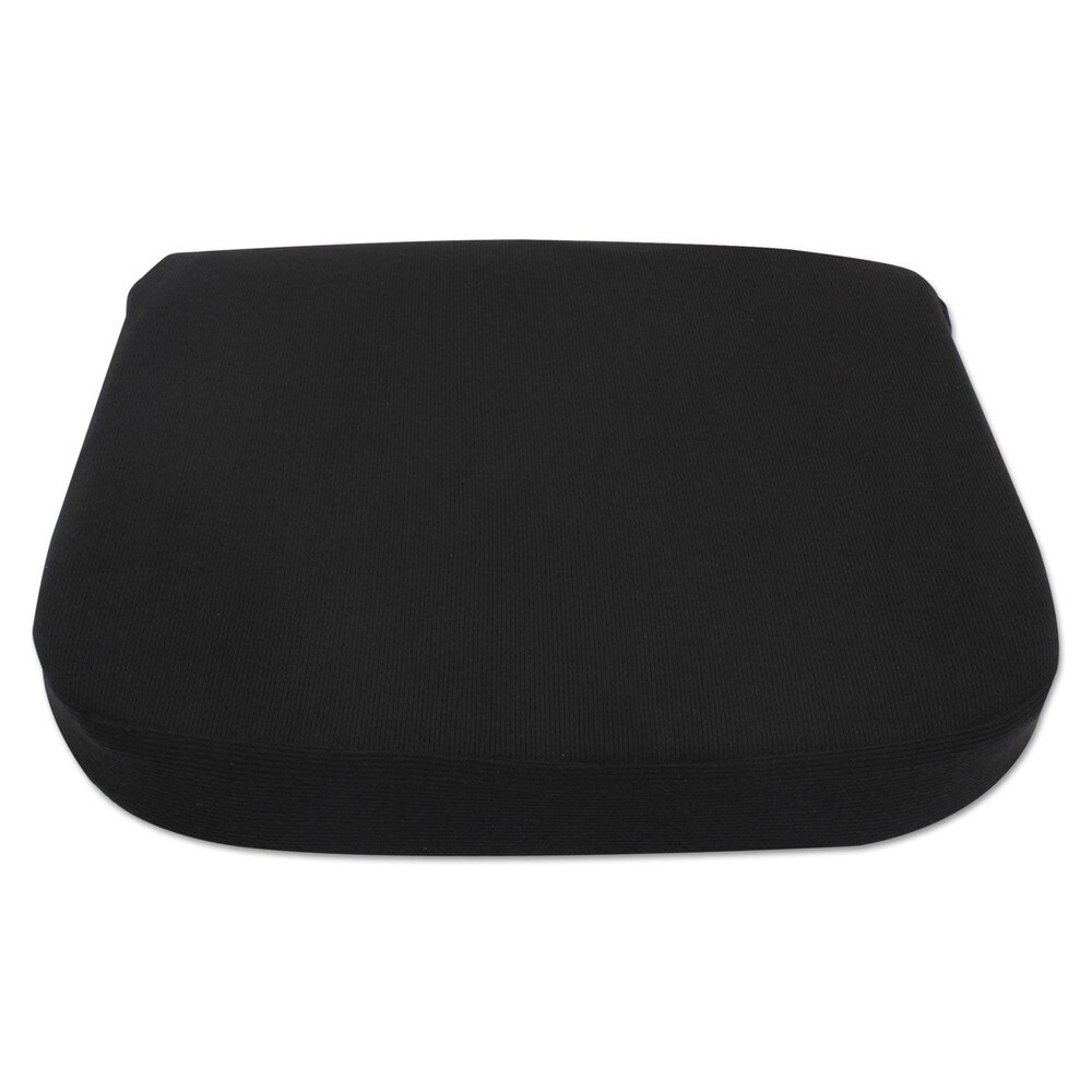 Alera ALECGC511 16.5" Cooling Gel Memory Foam Seat Cushion with Non-Slip Cover - Black