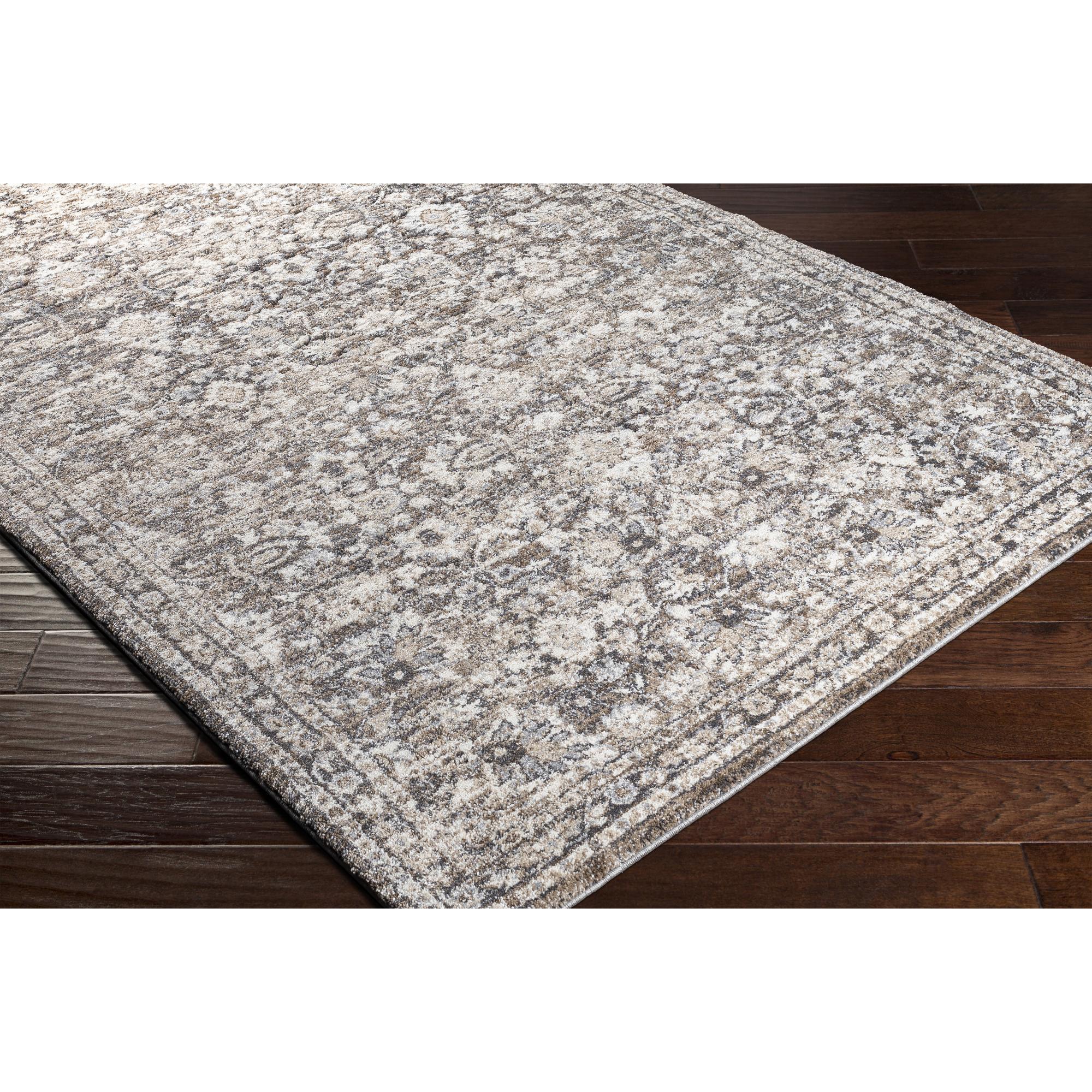 Surya 2 X 3 Taupe Indoor Medallion Vintage Area Rug in the Rugs ...