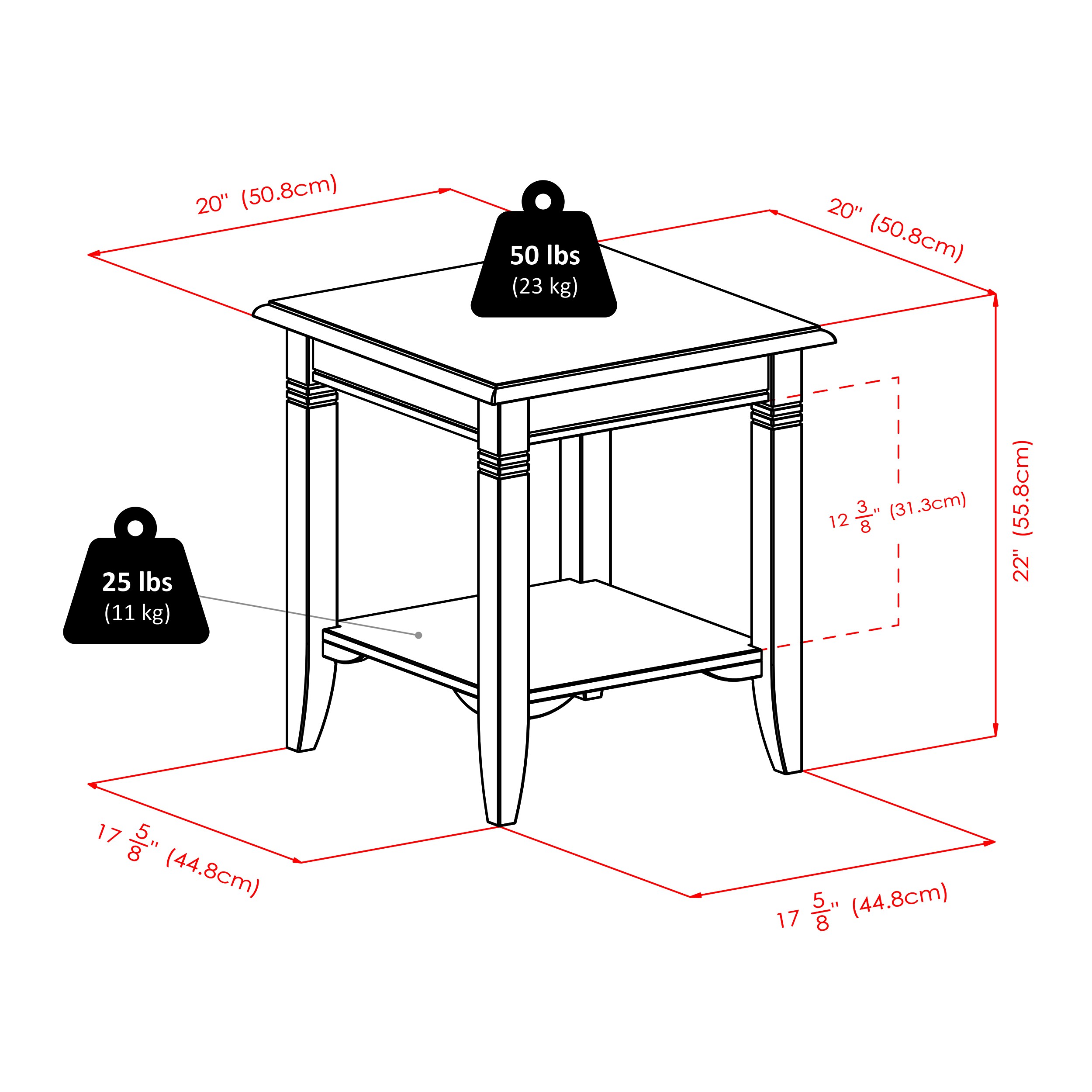 Winsome Wood 40220 End-Tables - View #5