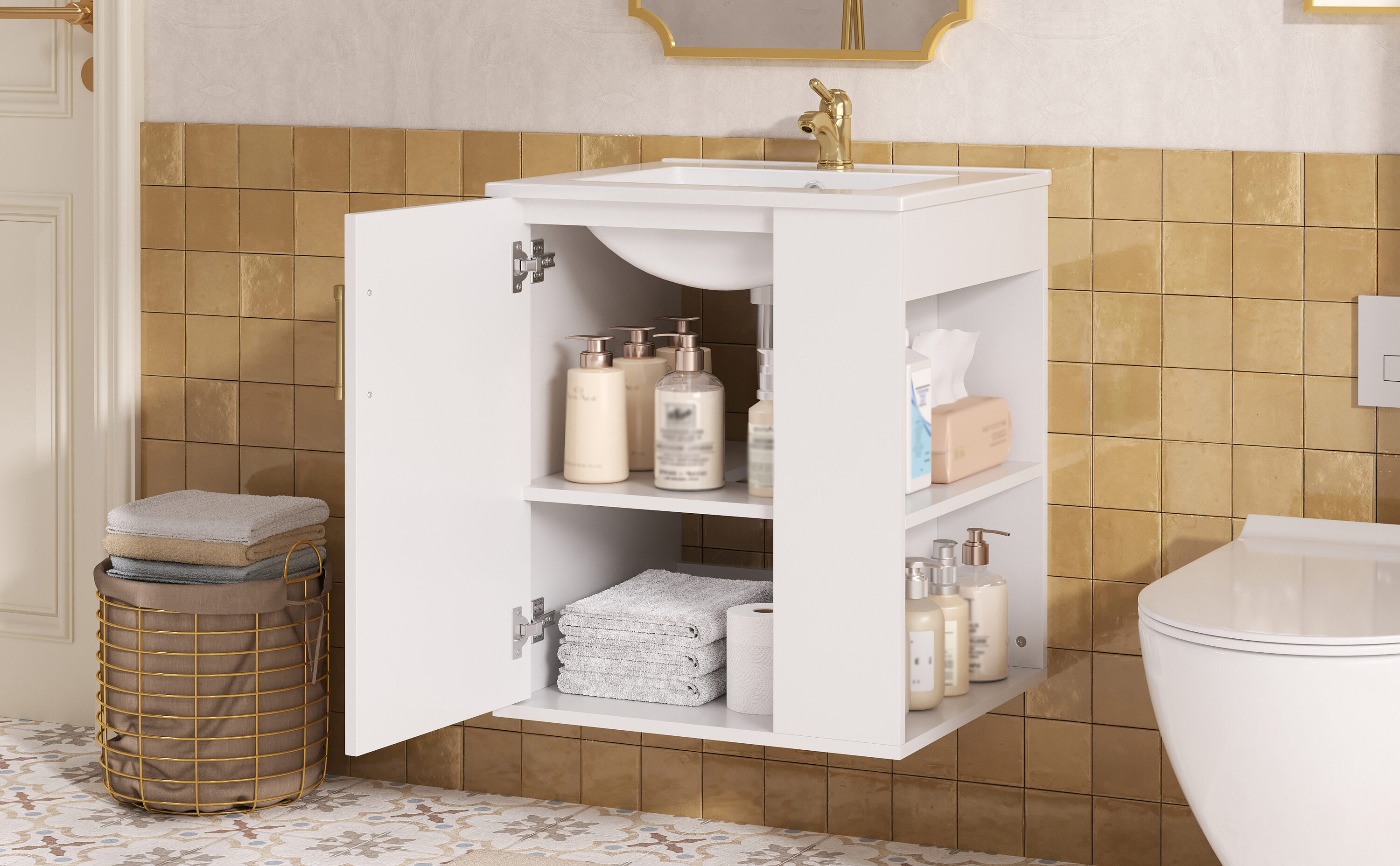 Wooakway FXLS0606-605BV112 Bath-Vanity-Combo - View #5