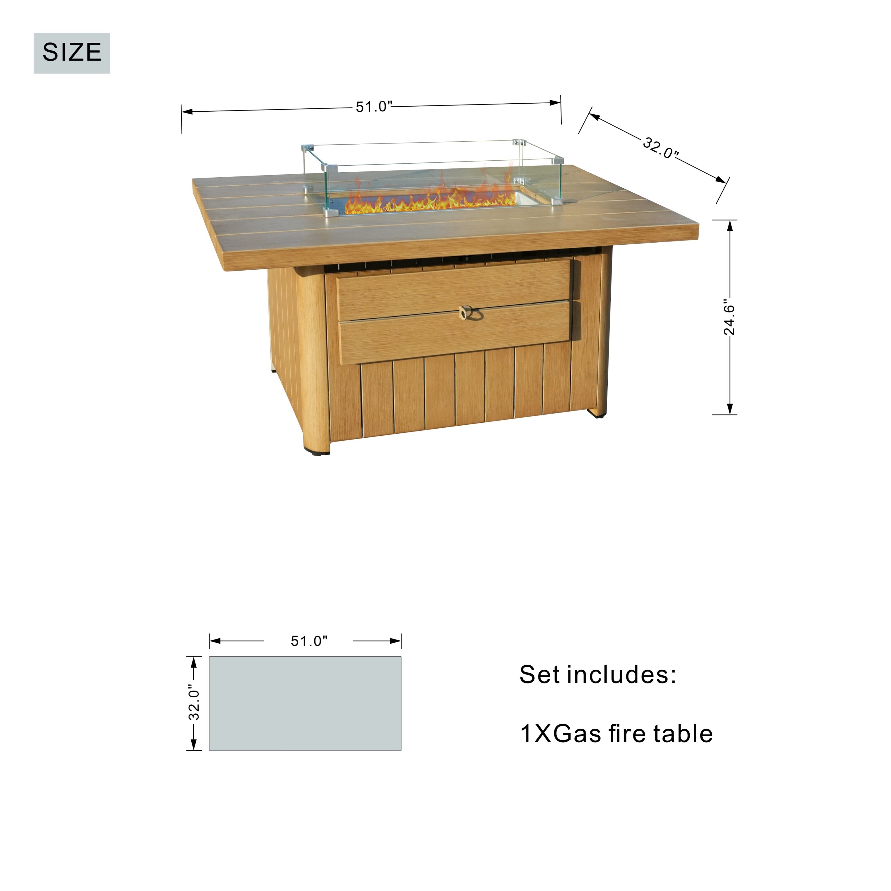 Moda Furnishings PAG-2334TA-TE Patio-Tables - View #2