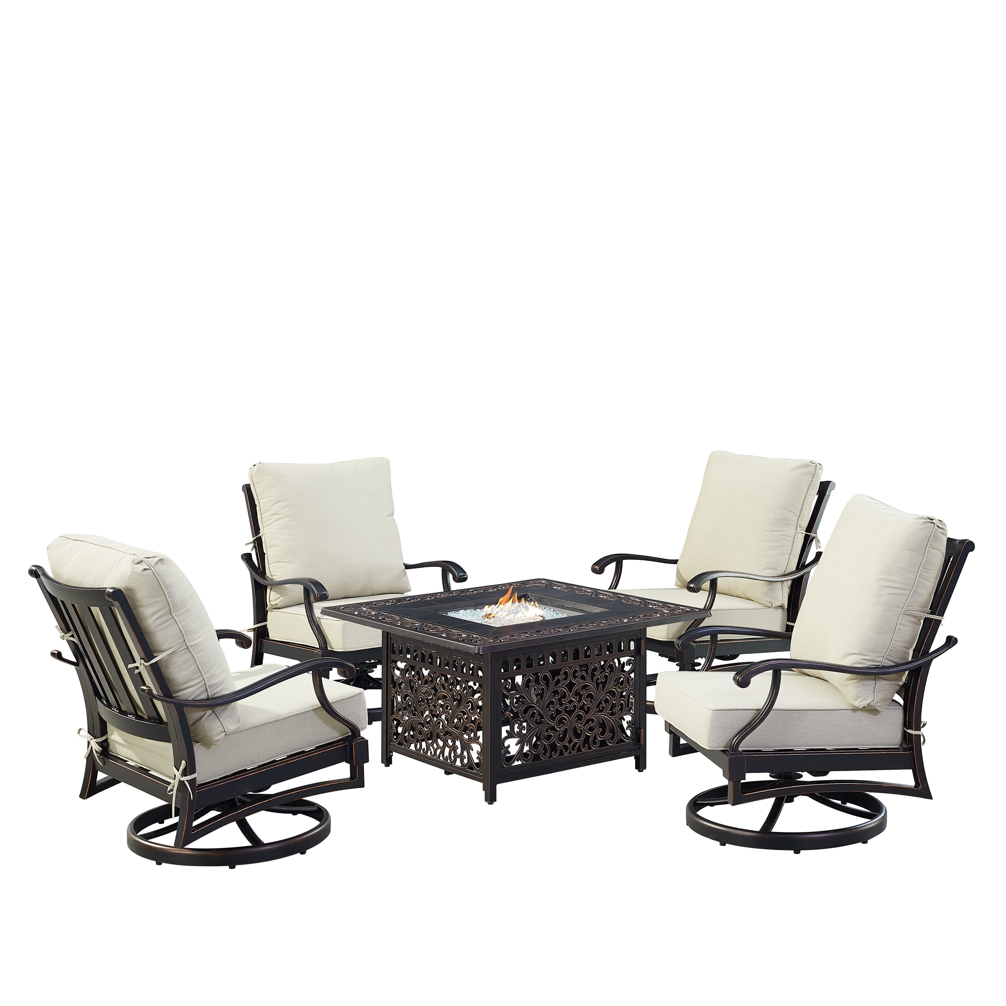 Oakland Living SHAO4CHMAYANLGCUA Patio-Conversation-Sets - View #2