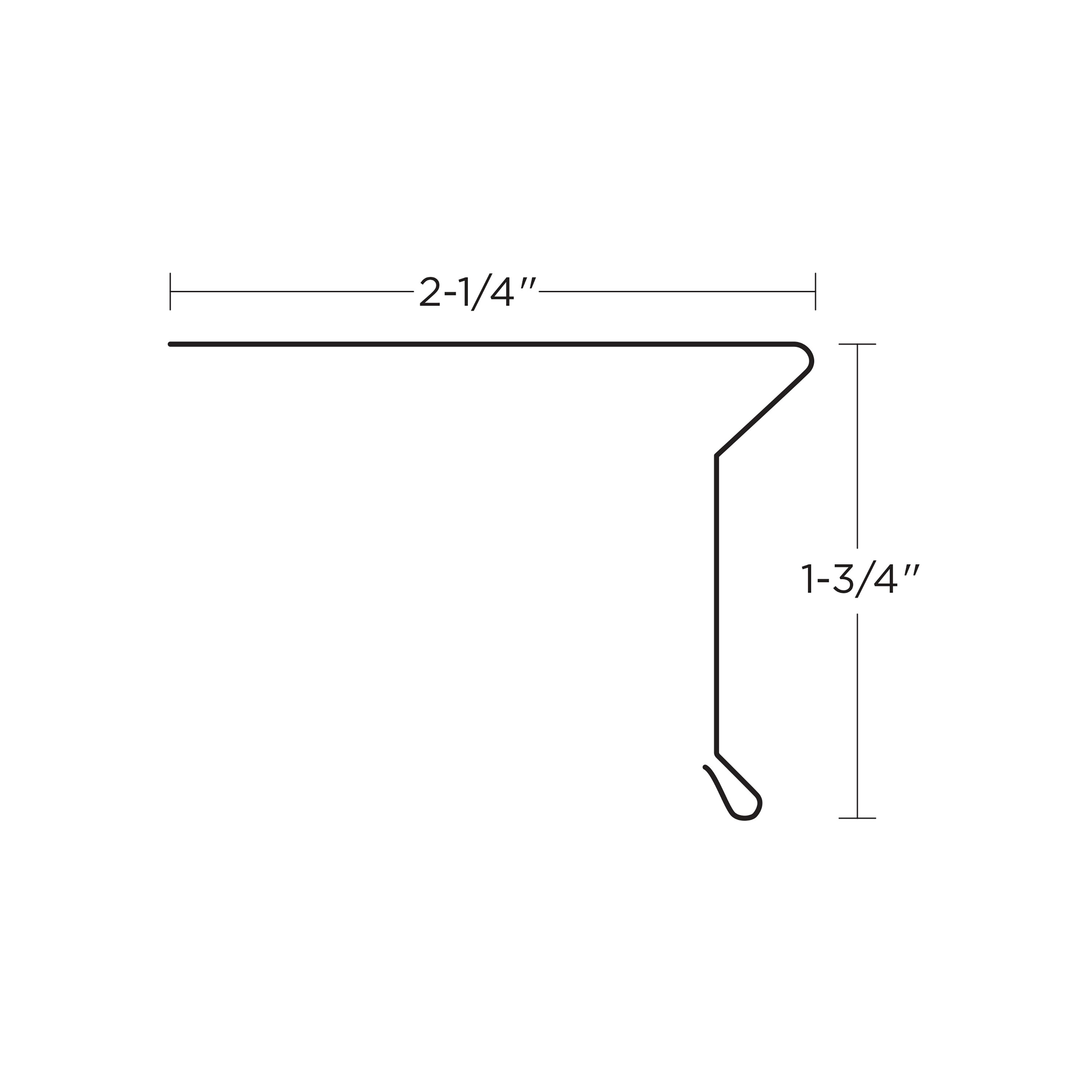 Union Corrugating 1.5-in x 10-ft Brown Aluminum Drip Edge in the Drip ...