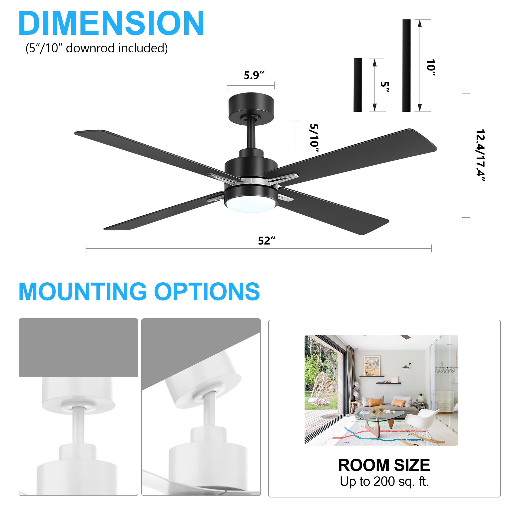 Breezary 24041-BN Ceiling-Fans - View #9