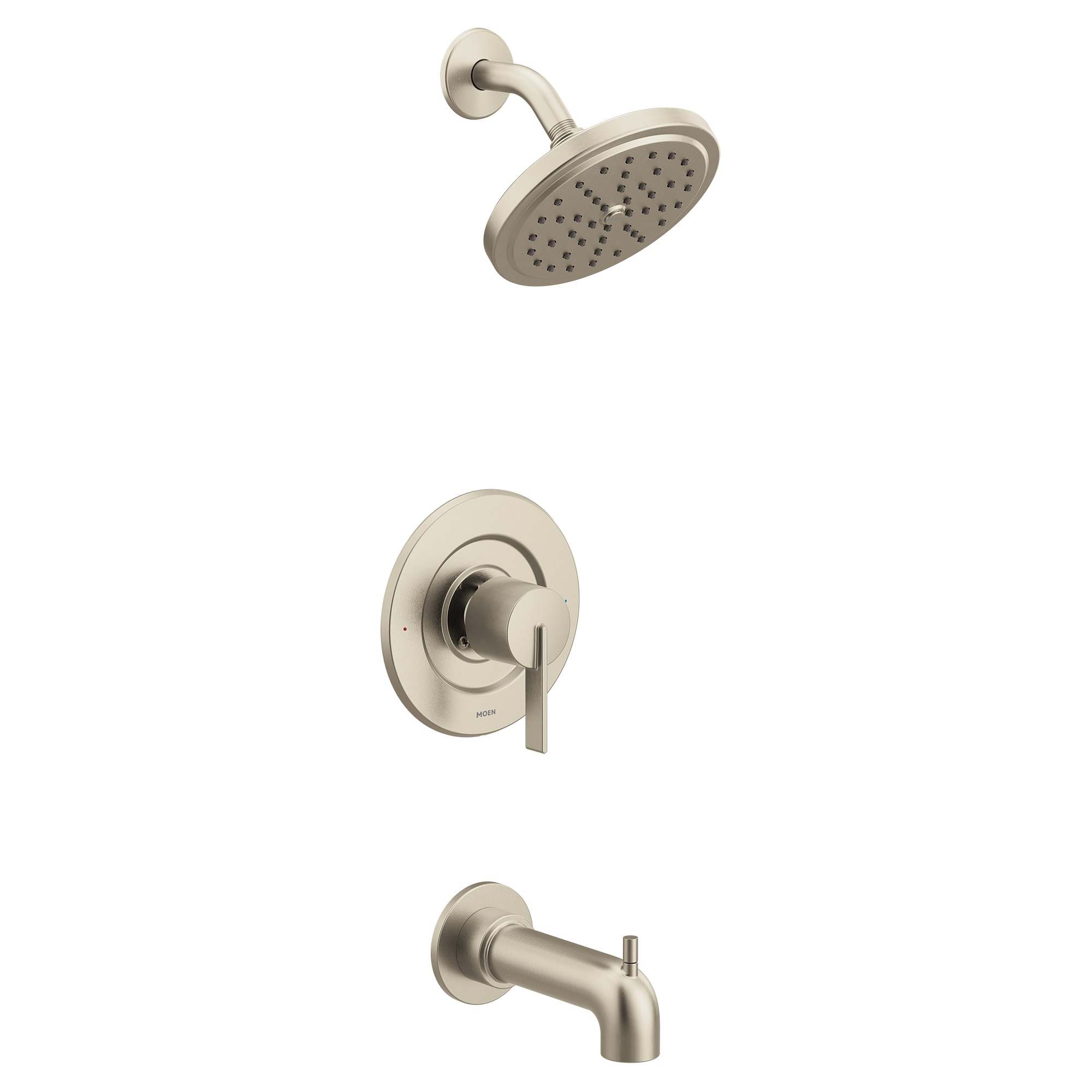 Moen T2263EPBN Cia Brushed Nickel 1-handle Single function 6.75-Inches Shower Faucet