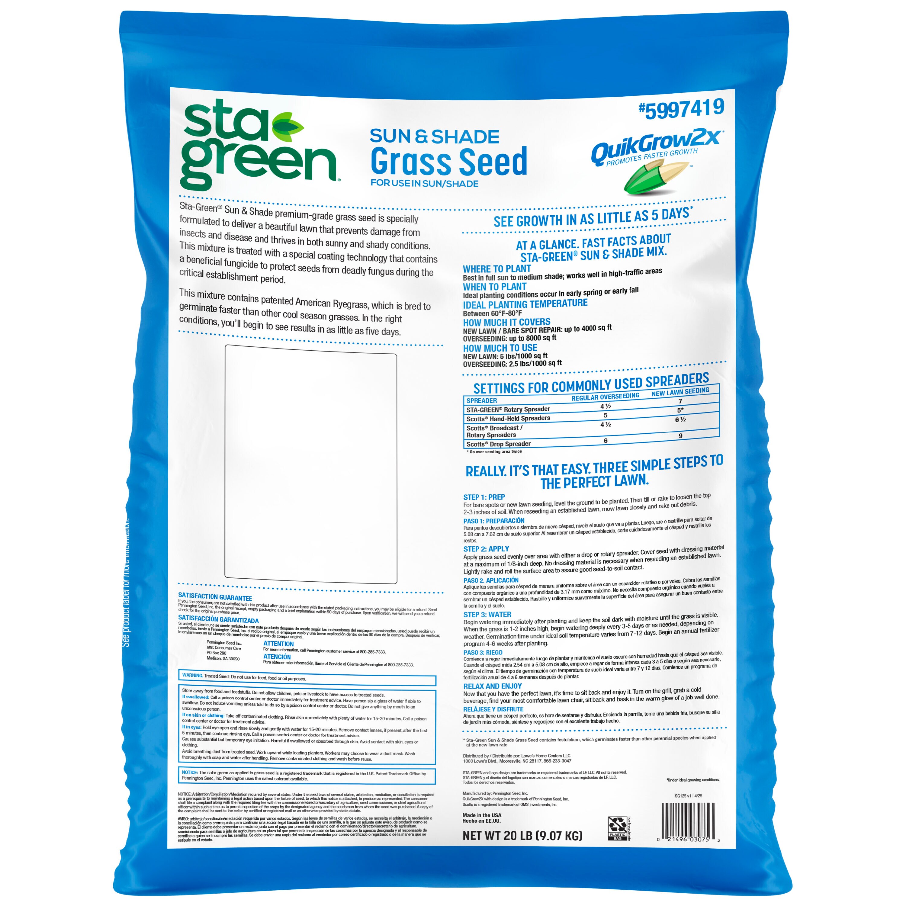Sta-Green SG-SS-16 Grass-Seed - View #13