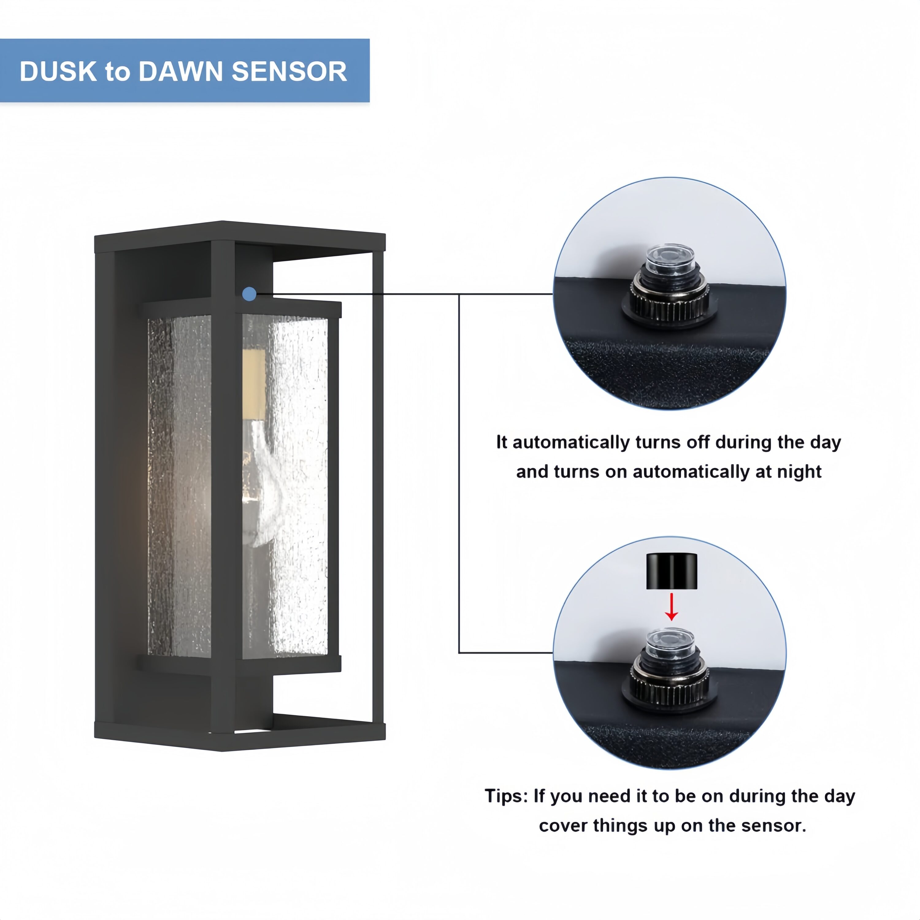 Maxax MX7006-W1BK Outdoor-Wall-Lighting - View #4