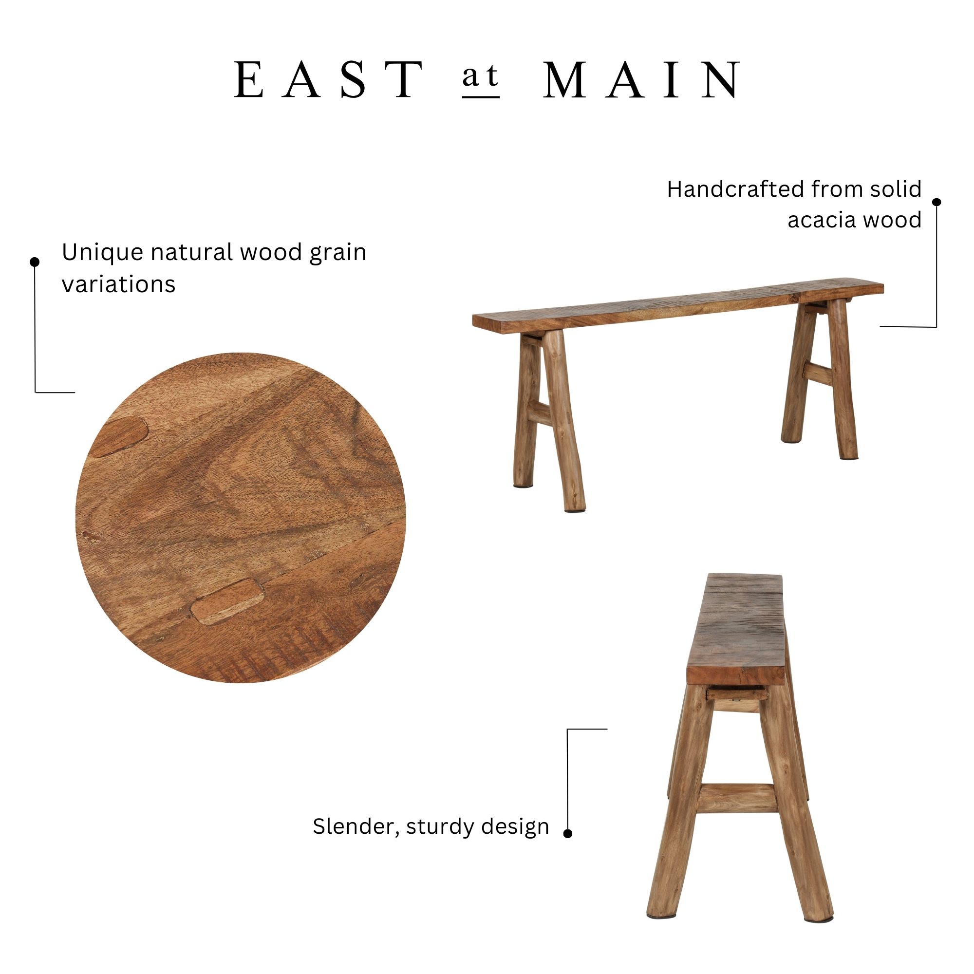 East at Main BN-321456-NR bench - View #4