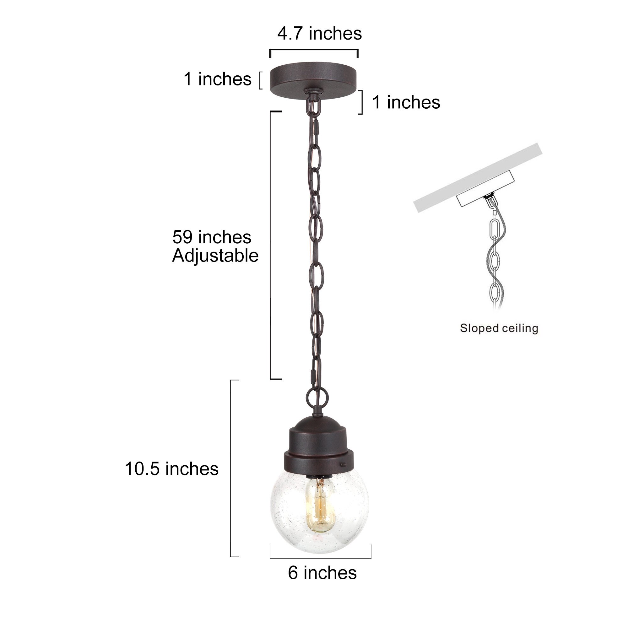 LNC ZZ3M3YLWS107PL7 Pendant-Lights - View #6