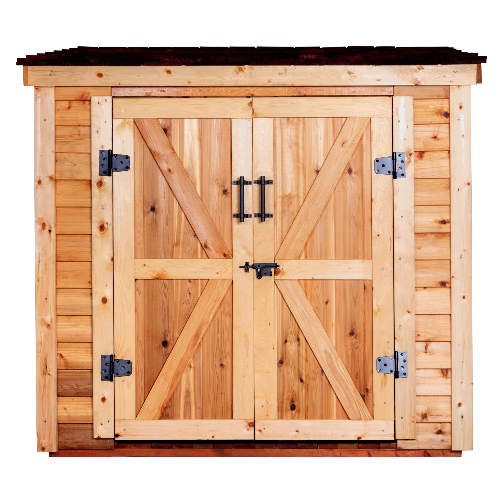 Leisure Season CLS7248 Wood-Storage-Buildings - View #2