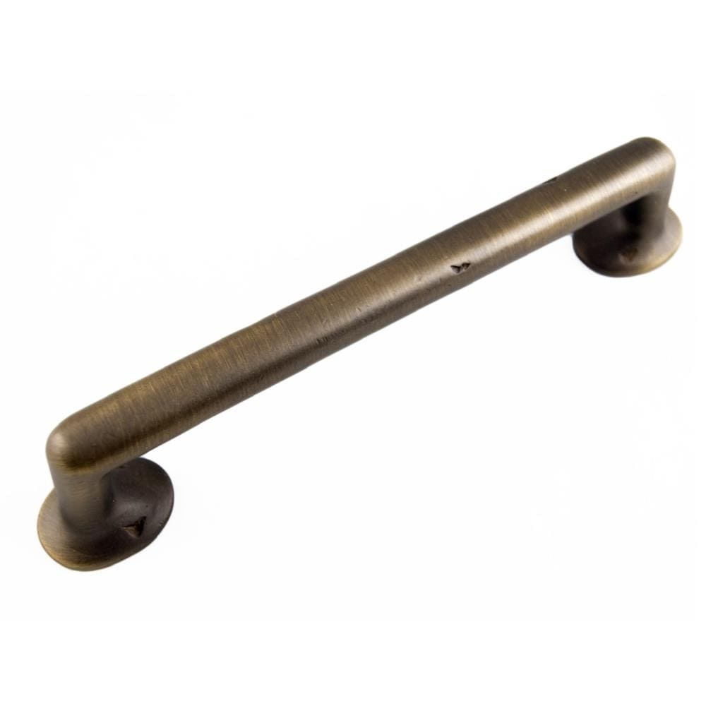Antique English 6'' Brass Bar Pull with Mounting Hardware