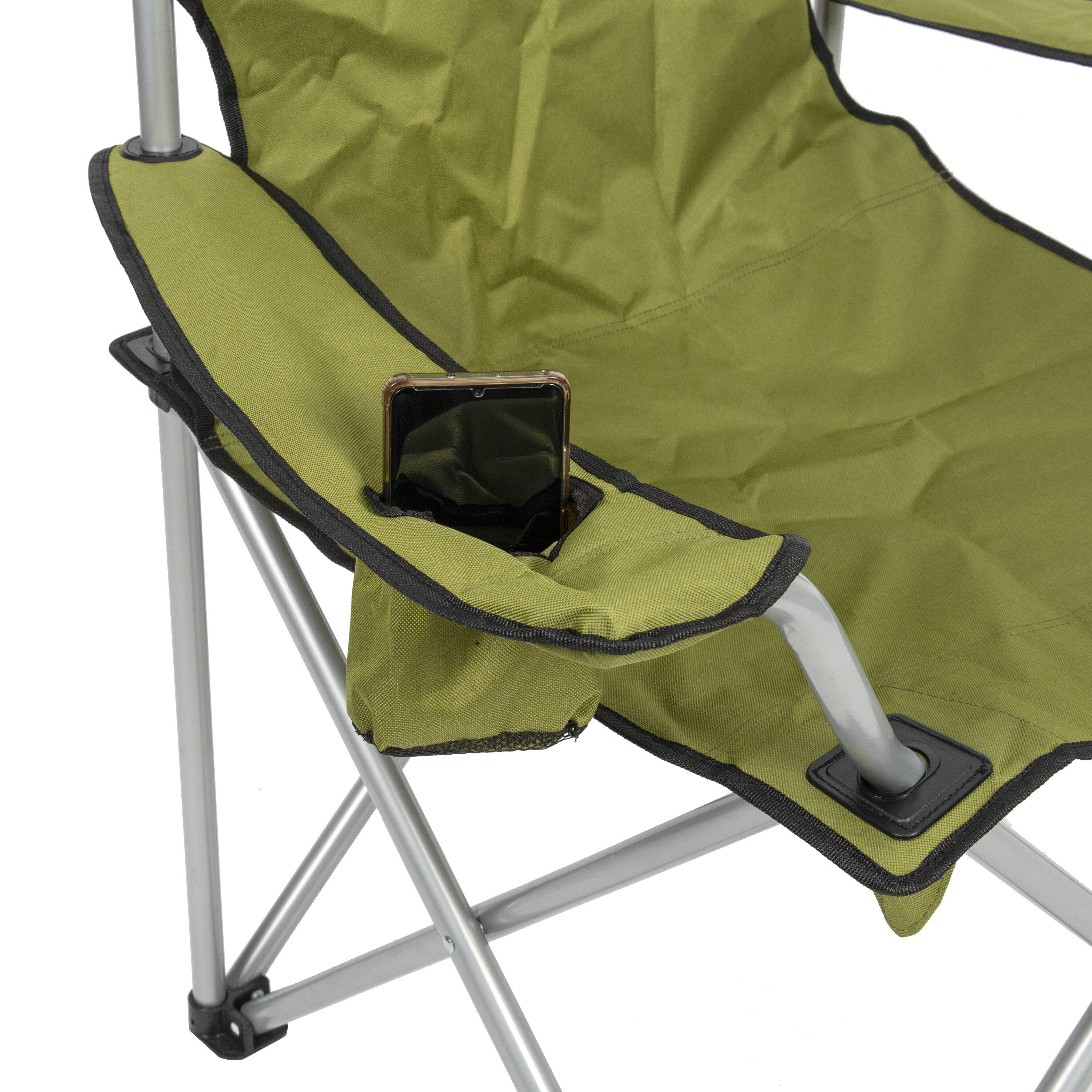 Camp & Go Polyester Green Folding Camping Chair (Carrying Strap/Handle  Included) in the Beach & Camping Chairs department at