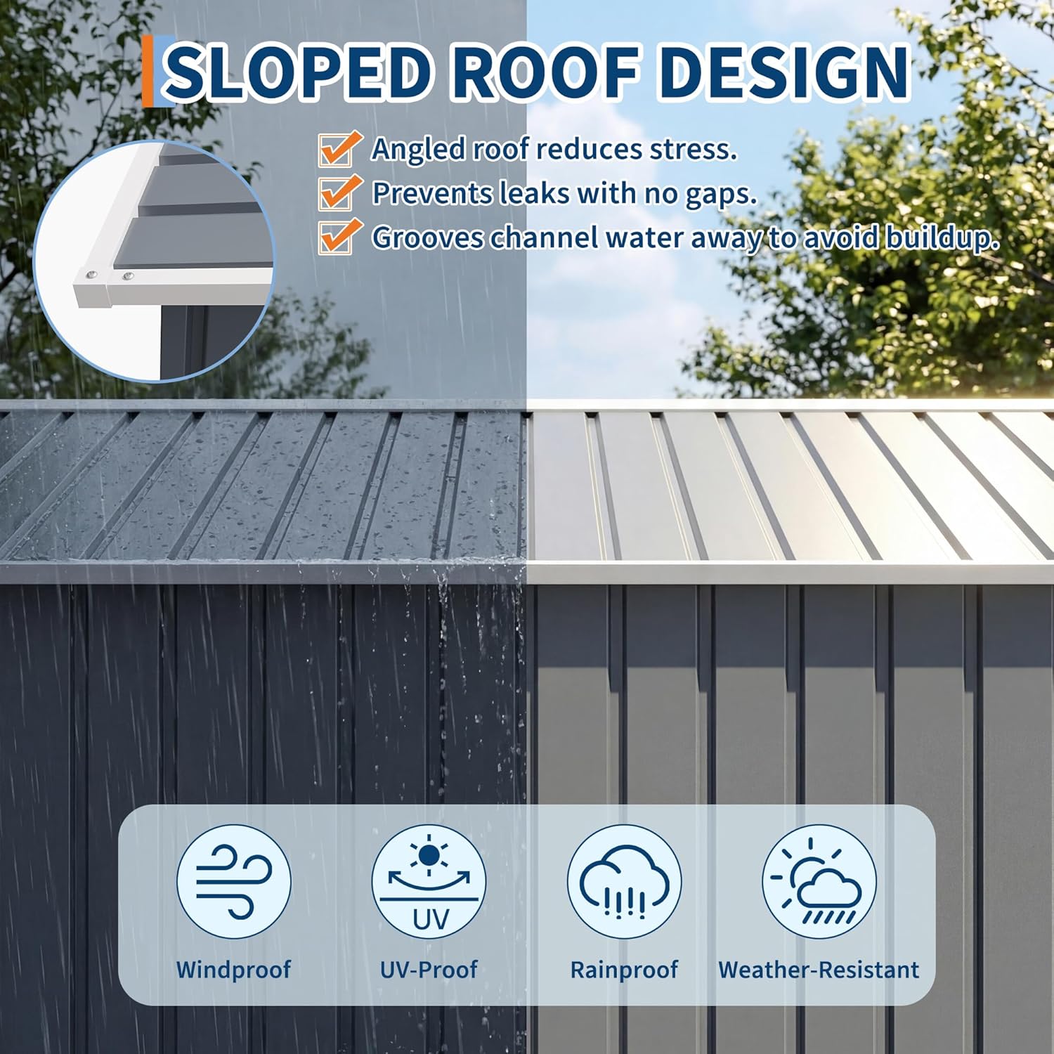 GarveeLife IDEAL-26040107 Metal-Storage-Buildings-Sheds - View #3