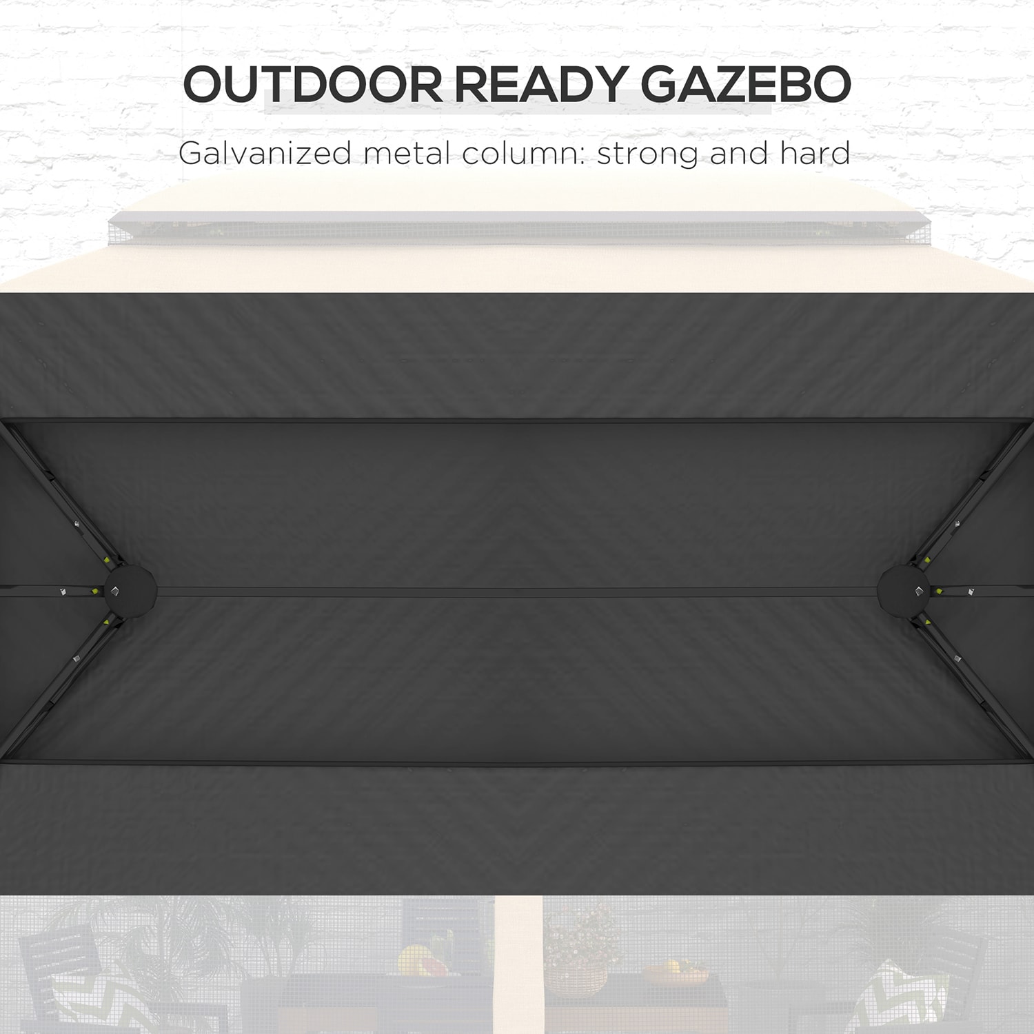 GZMR GZ-W2225P245 Wood-Resin-Gazebos - View #8