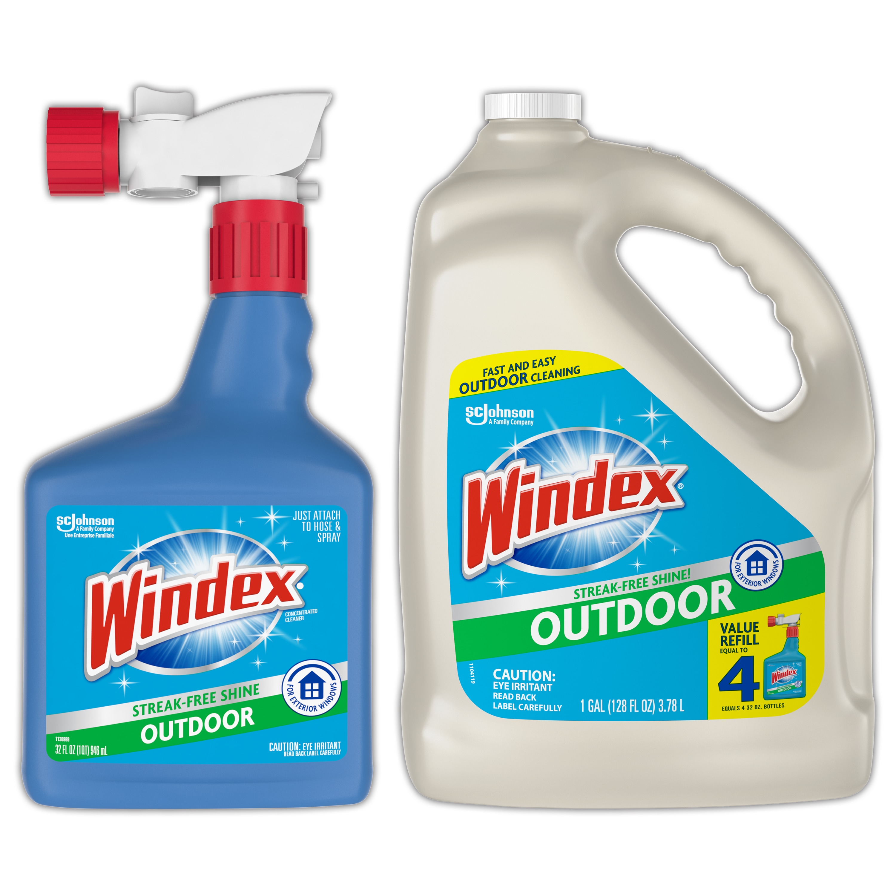 Windex Original Glass Cleaner (128 fl. oz. Refill + 32 fl. oz