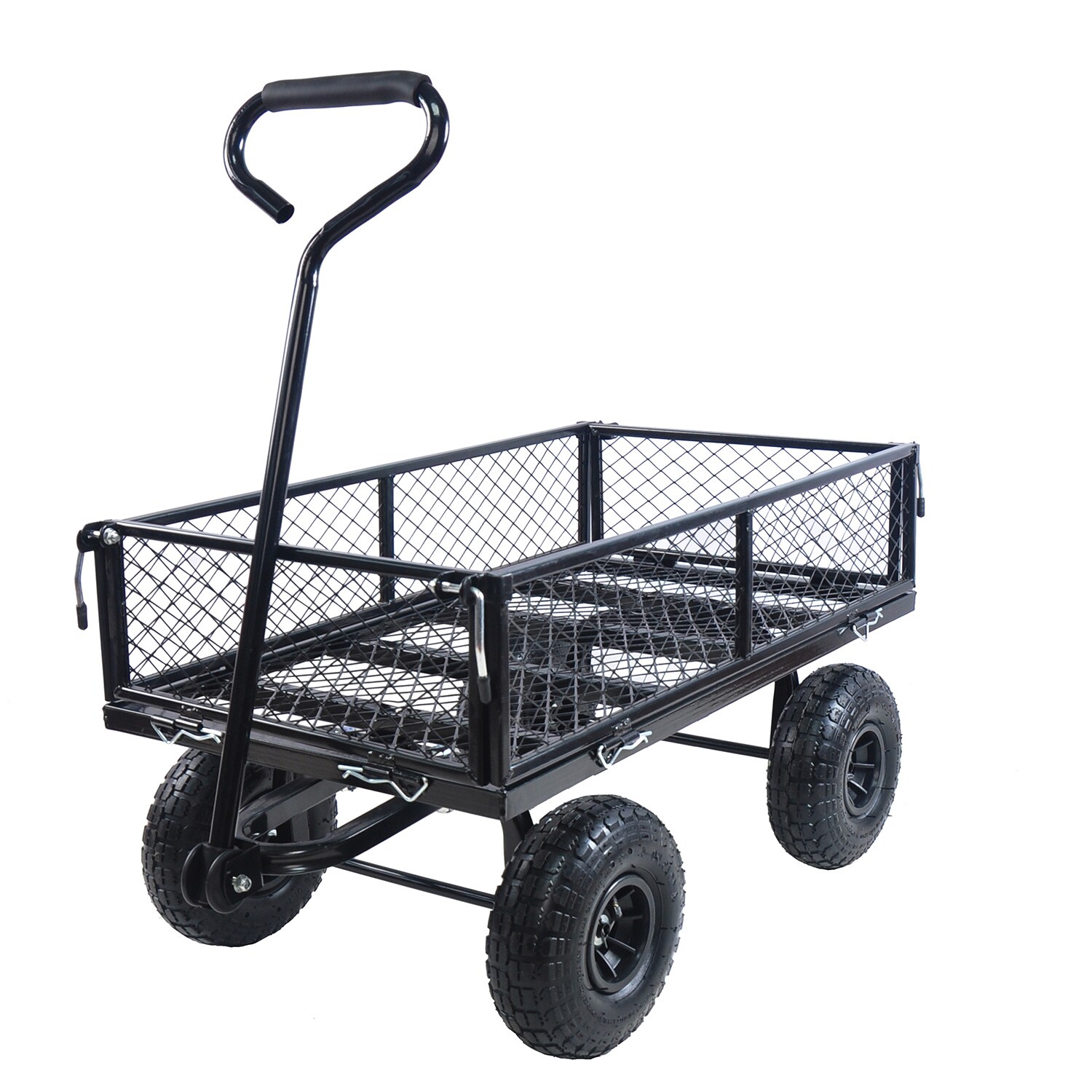 Bybafun YB0100012 4-cu ft Steel Yard Cart