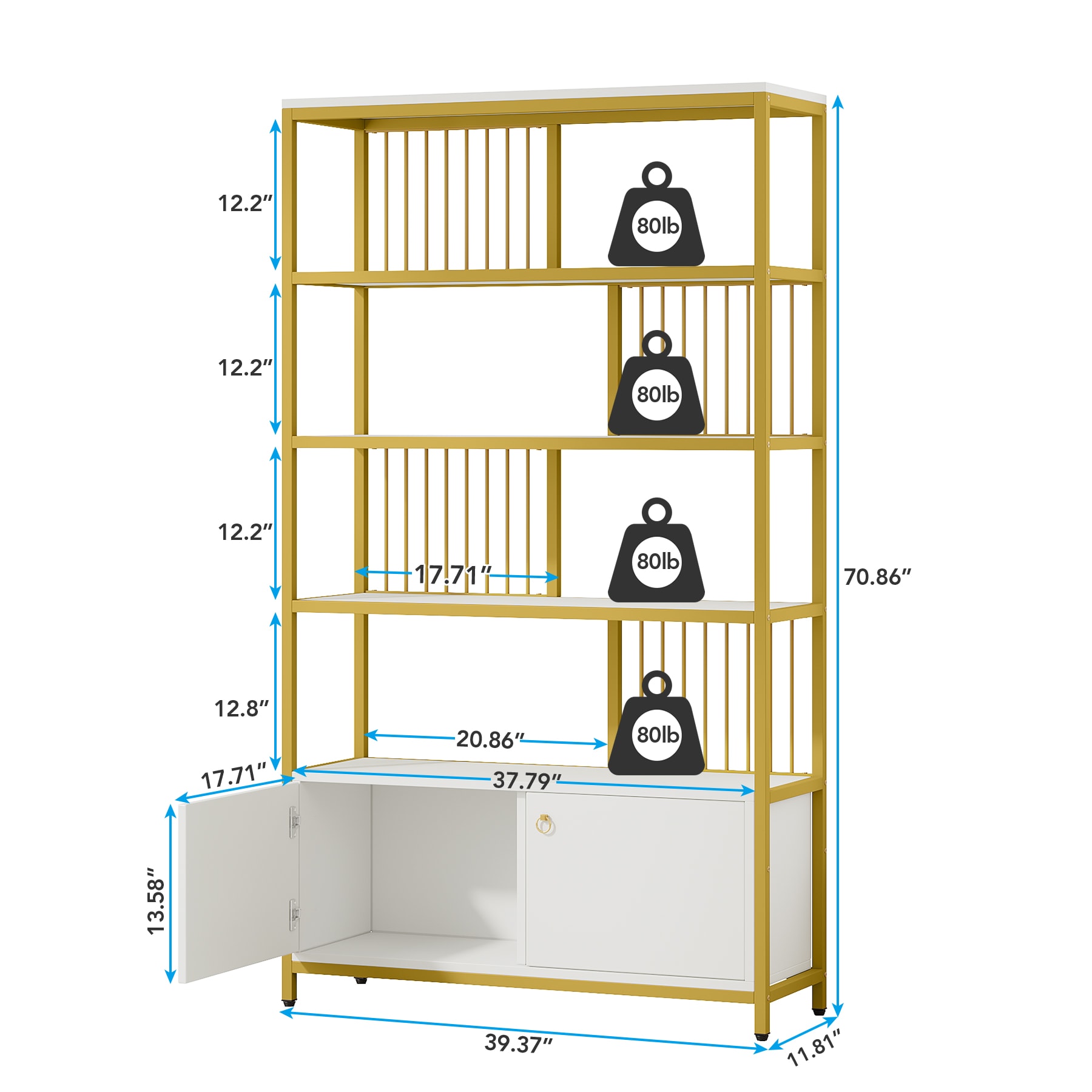 Tribesigns HOGA-F1703 bookcases - View #9