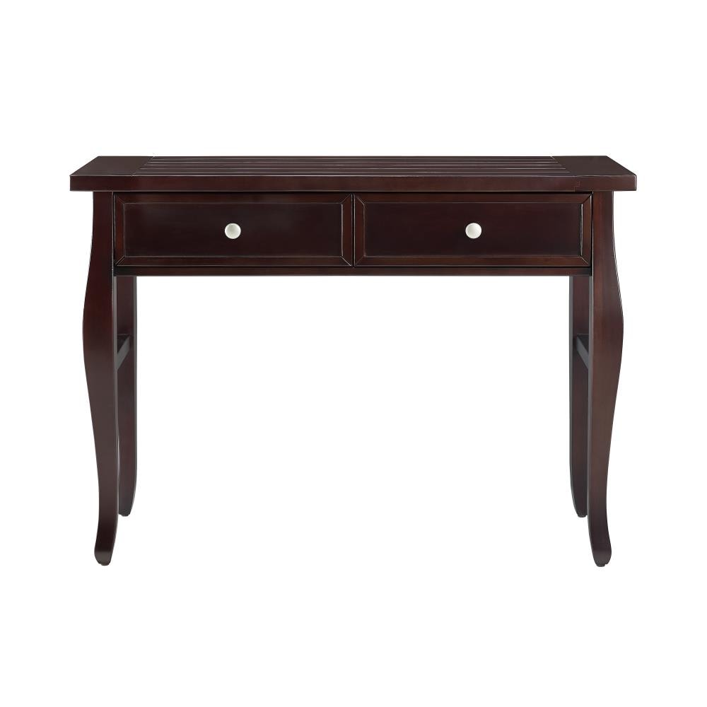 Linon Rio Grande Farmhouse Espresso Wood Console Table at Lowes.com